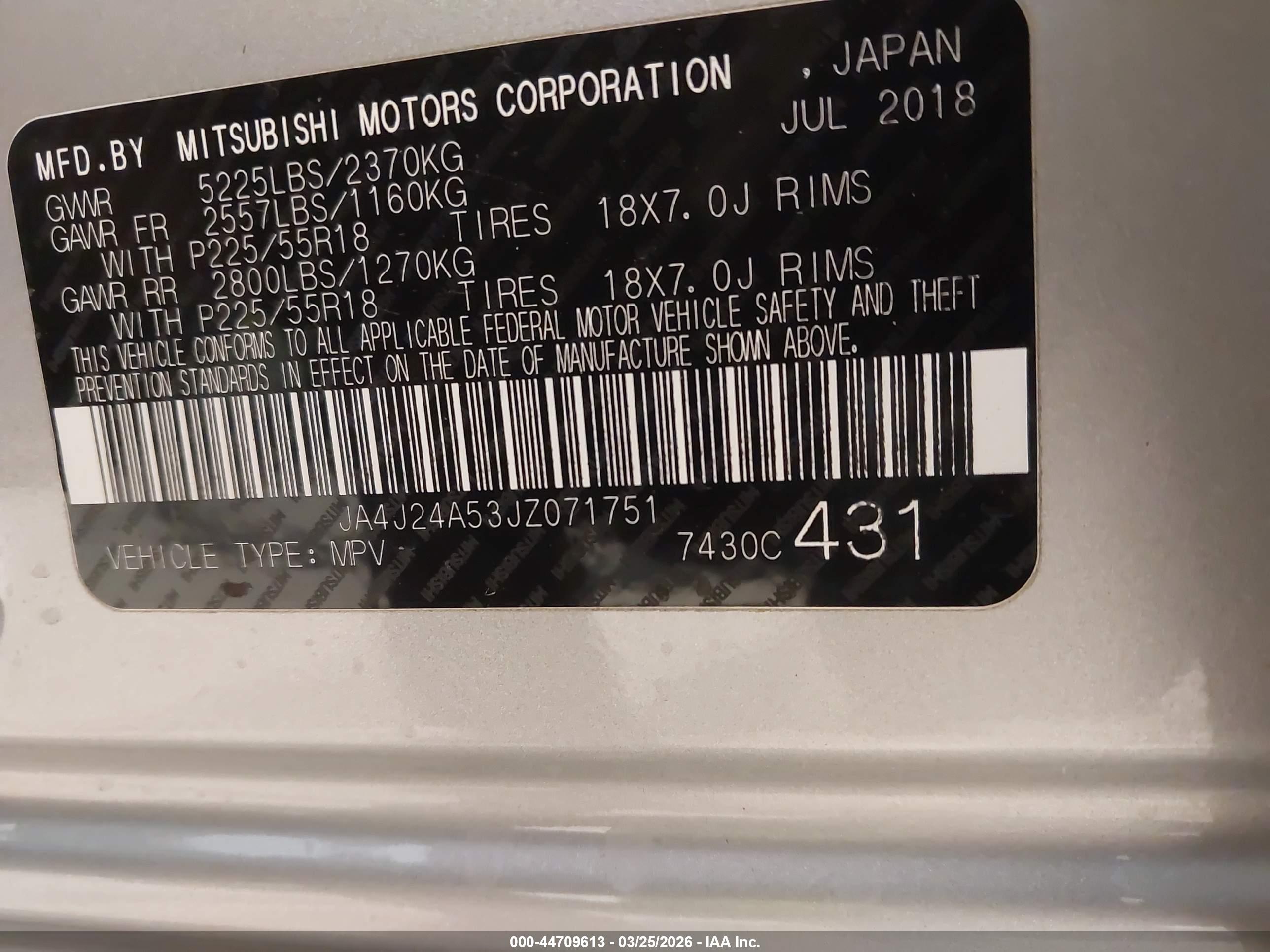 MITSUBISHI OUTLANDER image 9