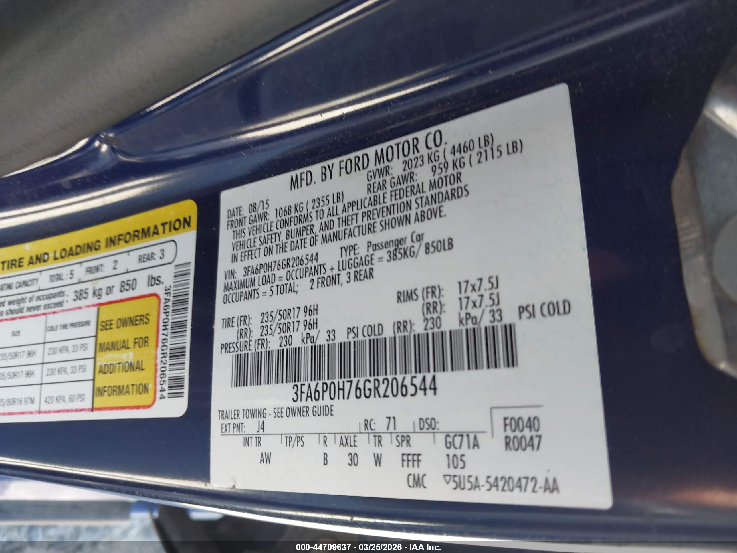 FORD FUSION image 9