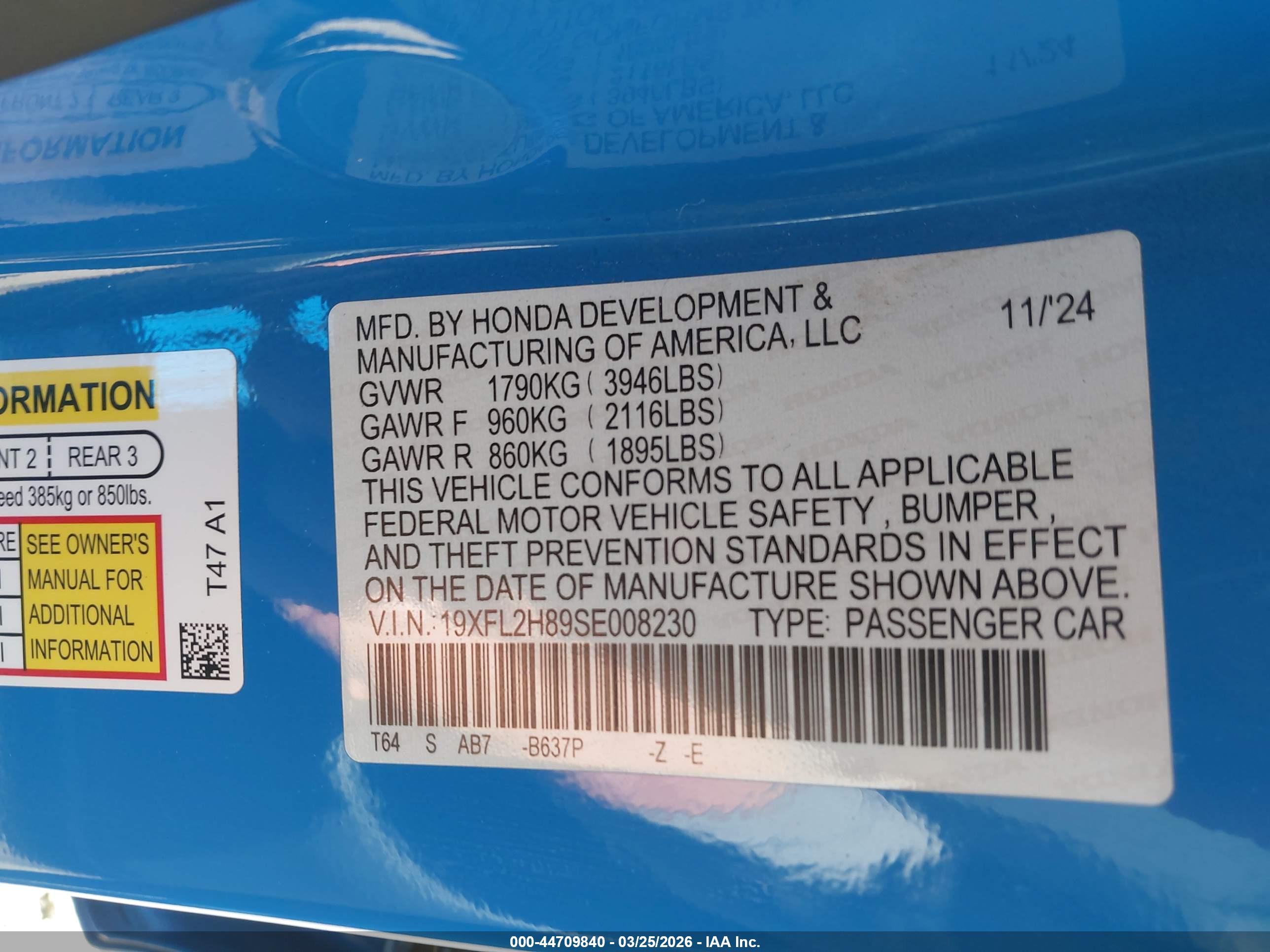 HONDA CIVIC image 9