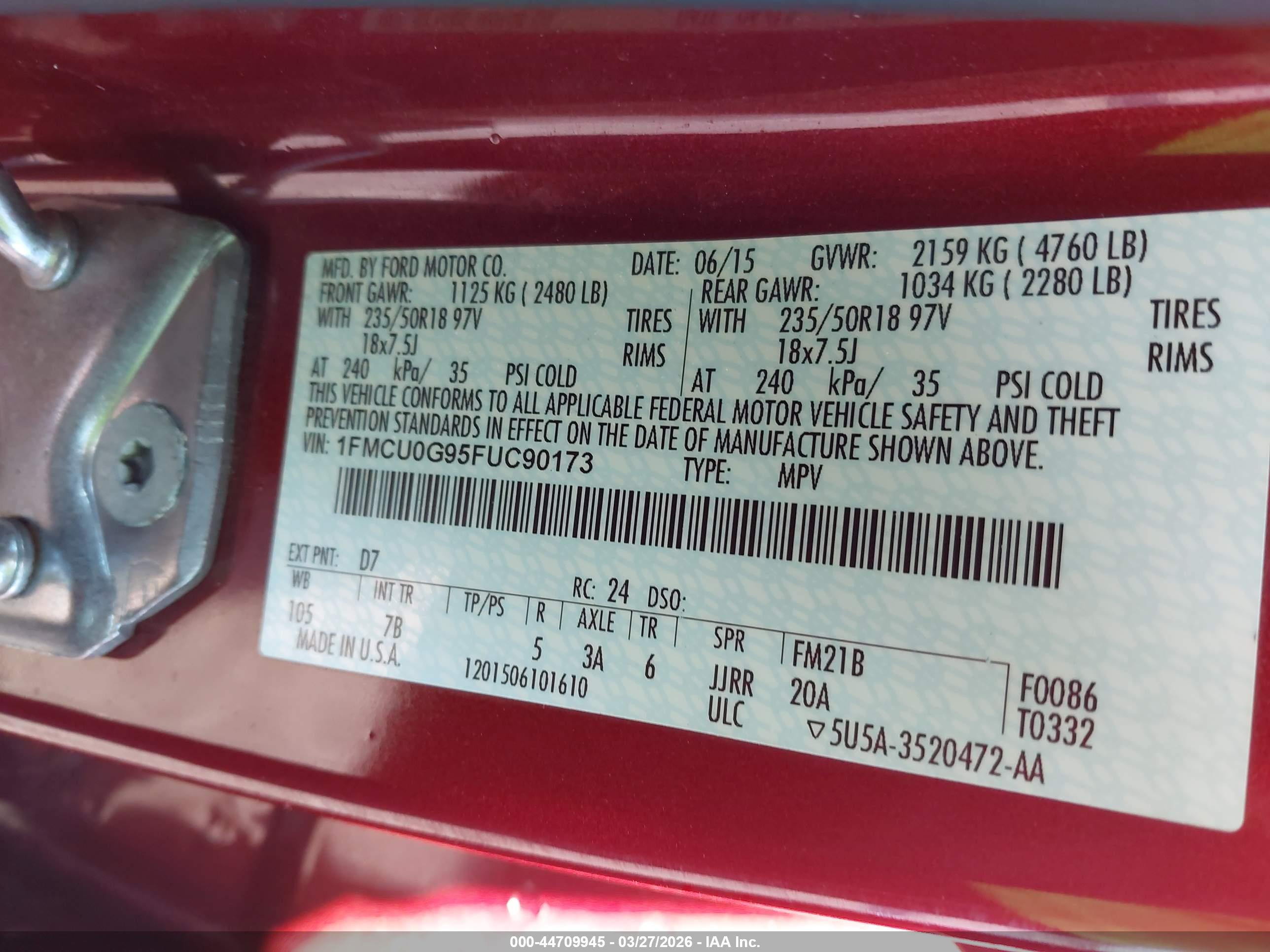 FORD ESCAPE image 9