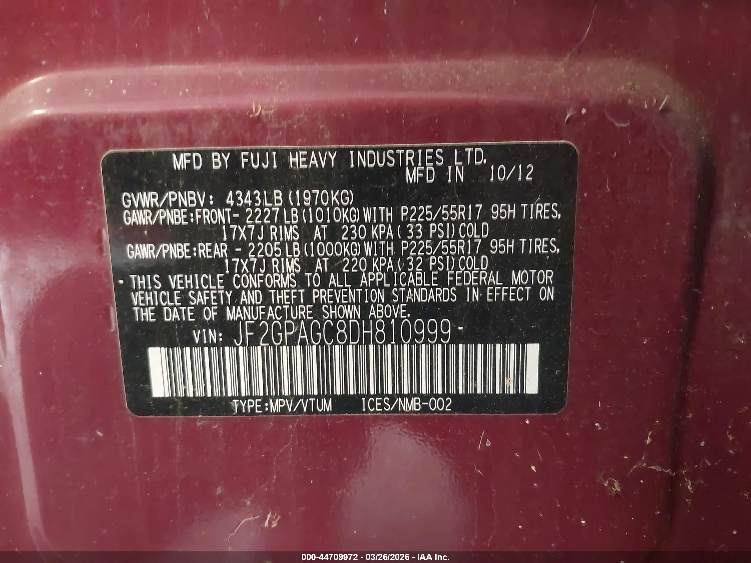 SUBARU XV image 9