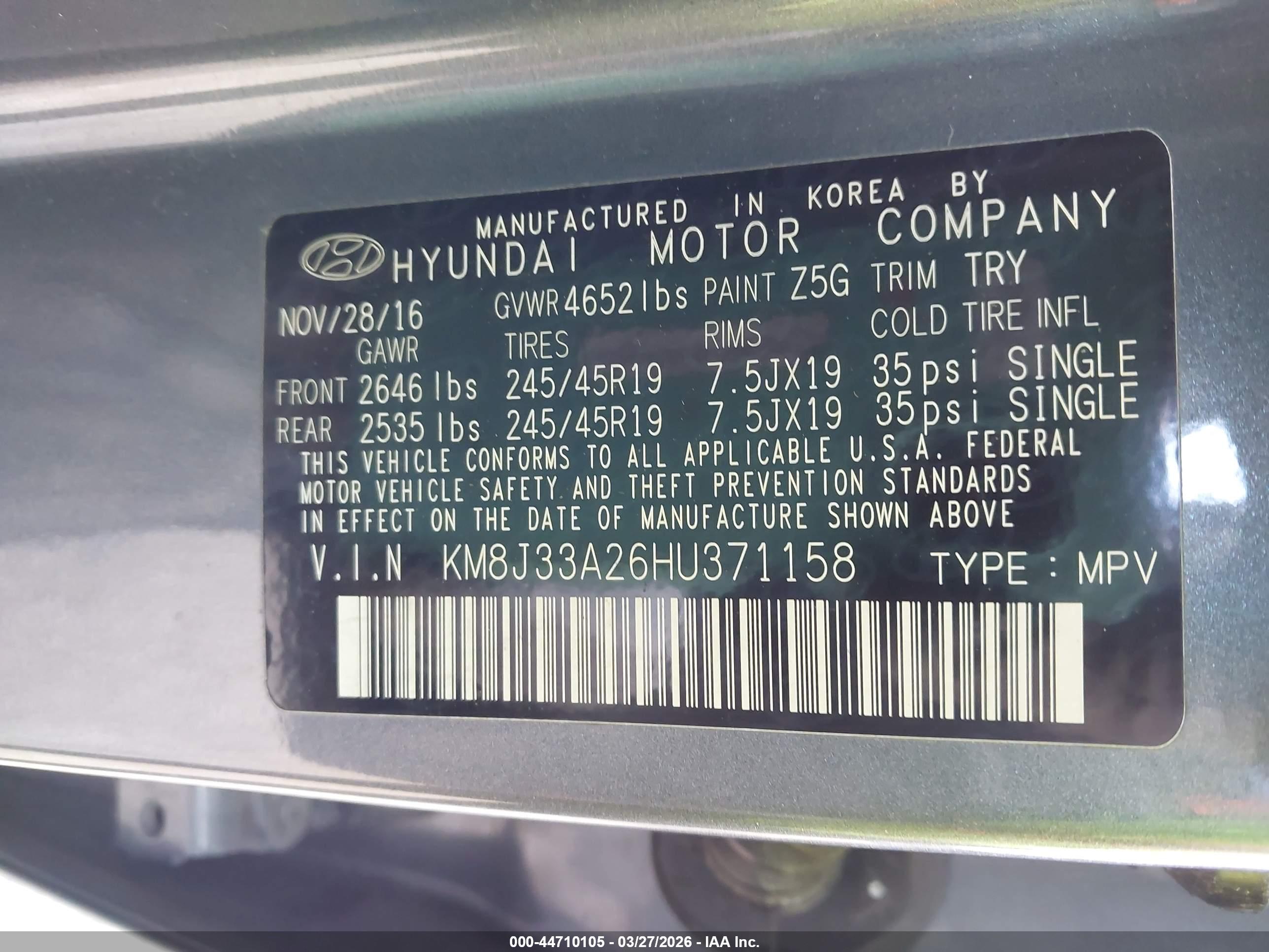 HYUNDAI TUCSON image 9
