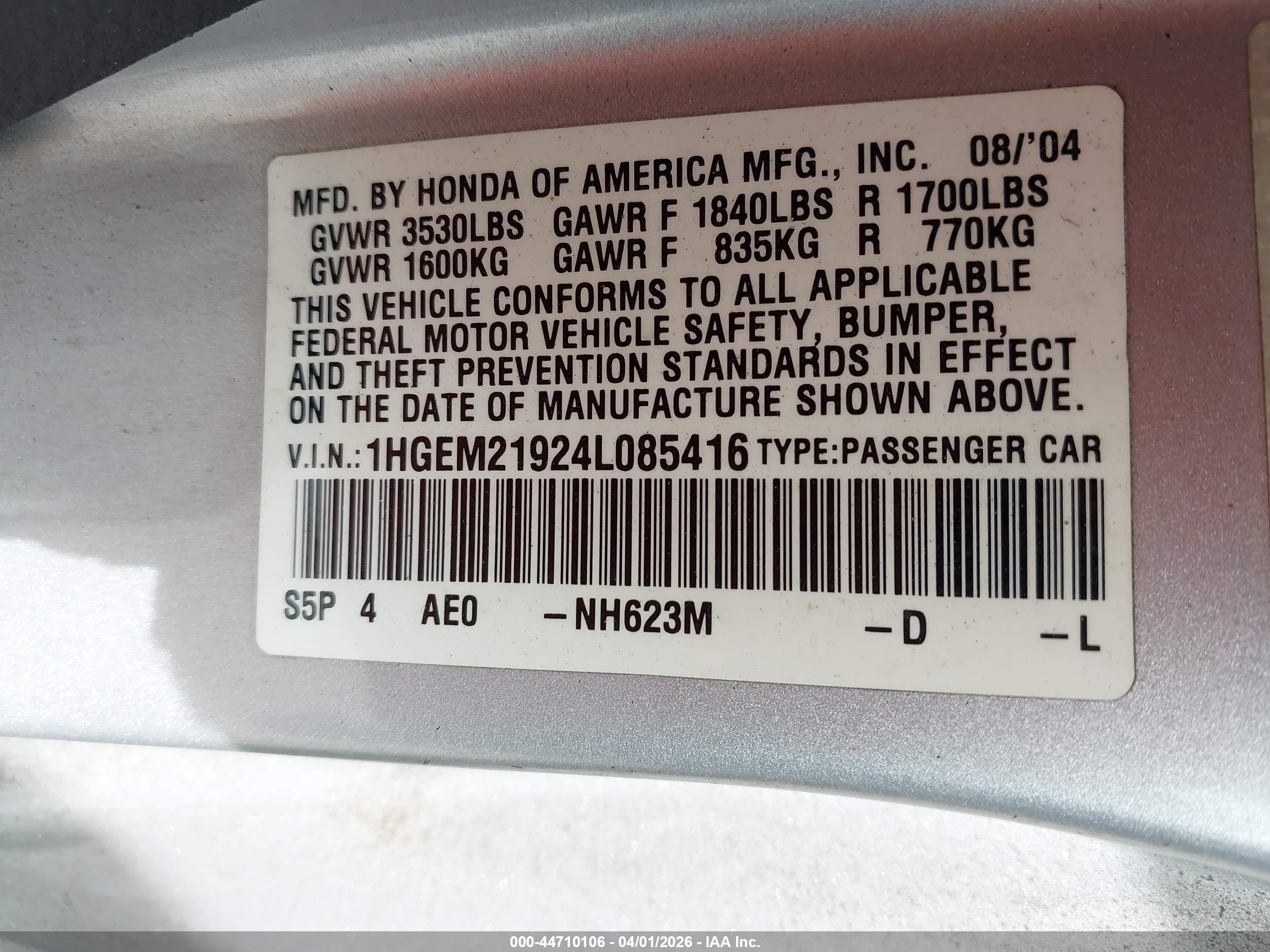 HONDA CIVIC image 9