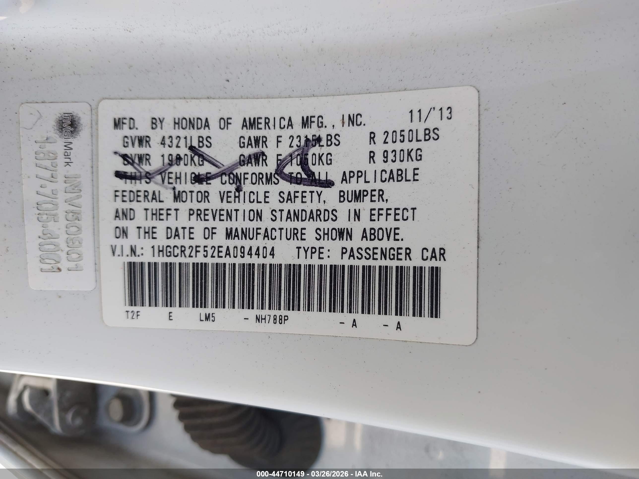 HONDA ACCORD image 9