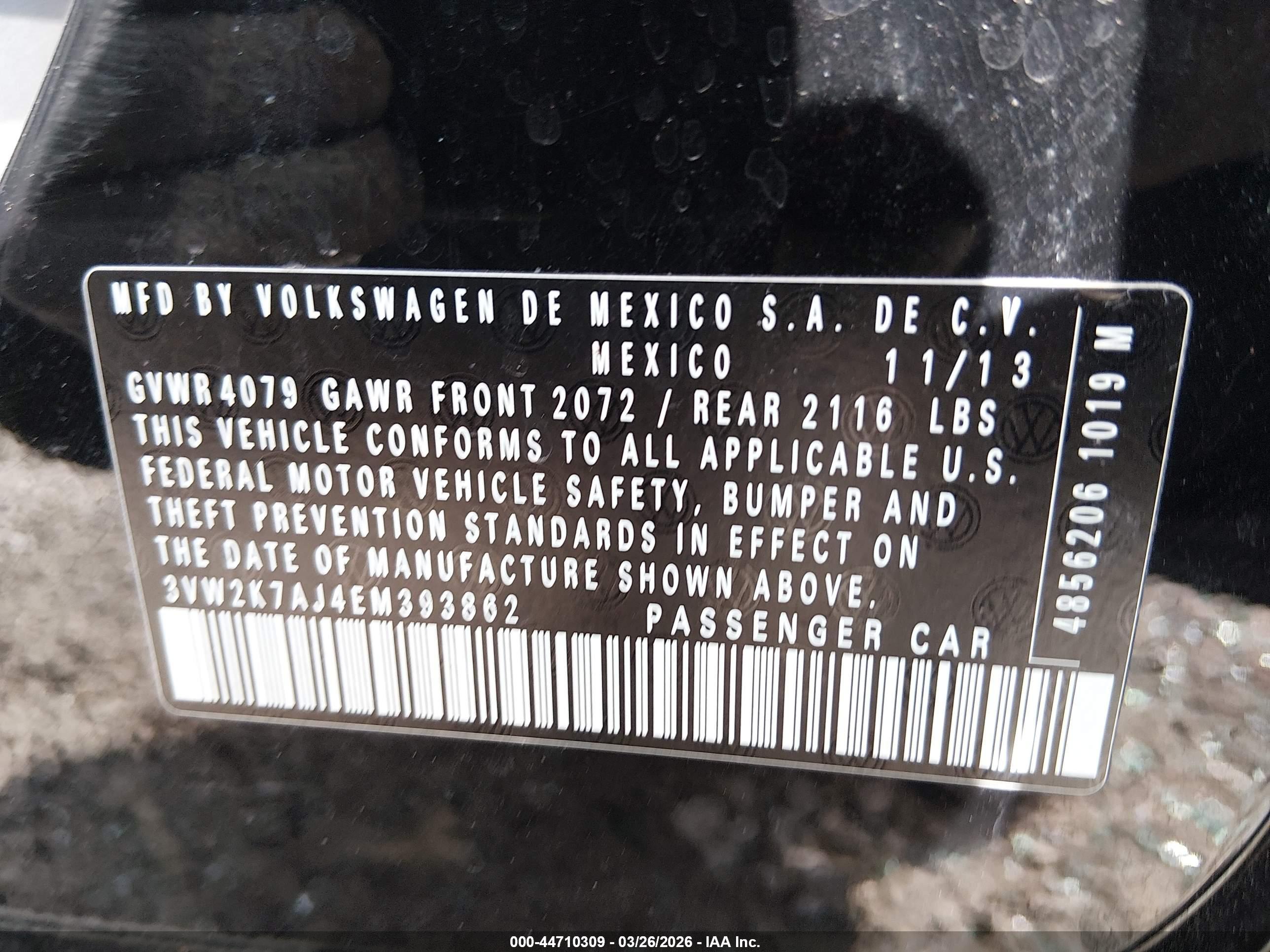 VOLKSWAGEN JETTA image 9