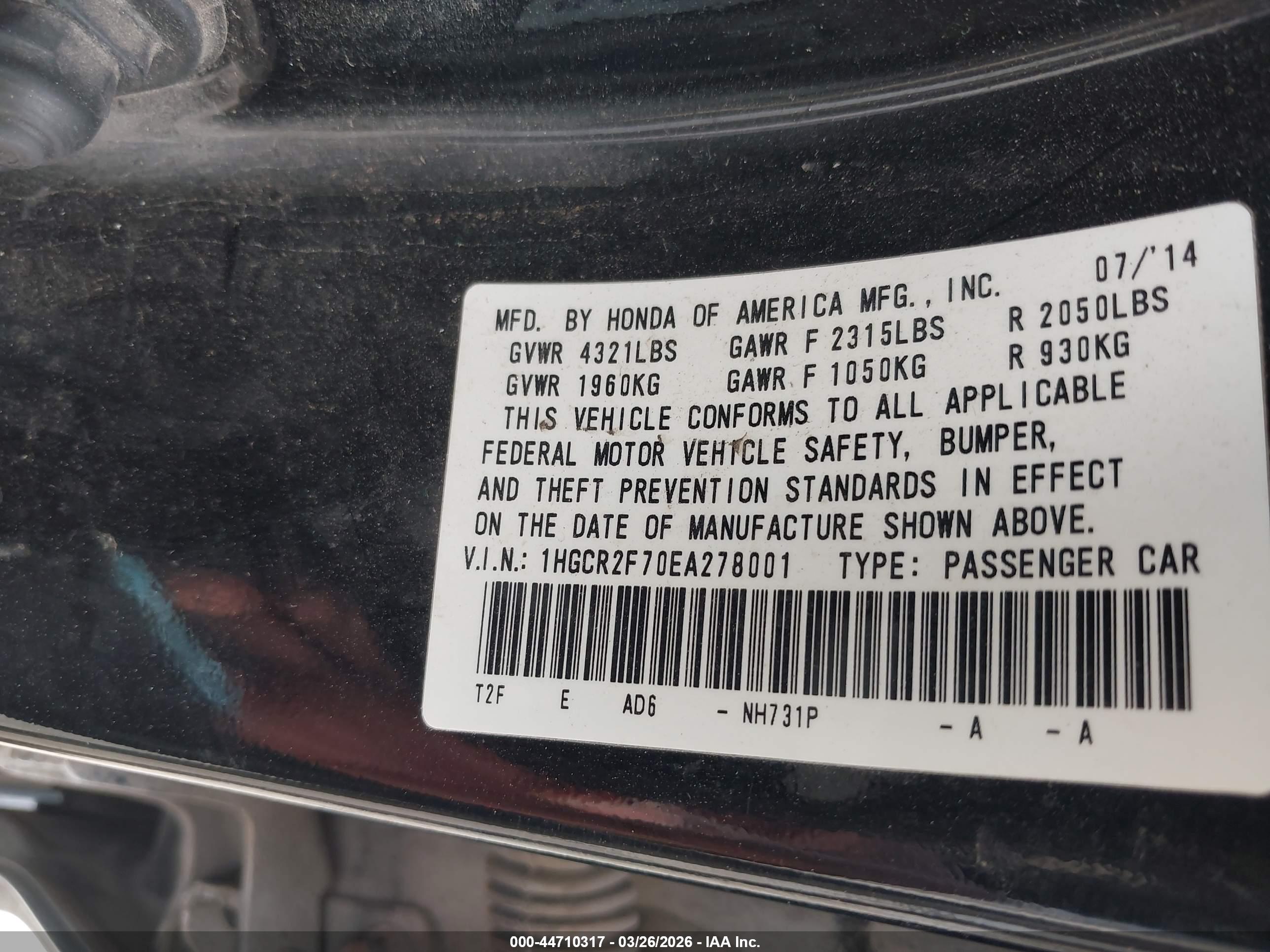 HONDA ACCORD image 9