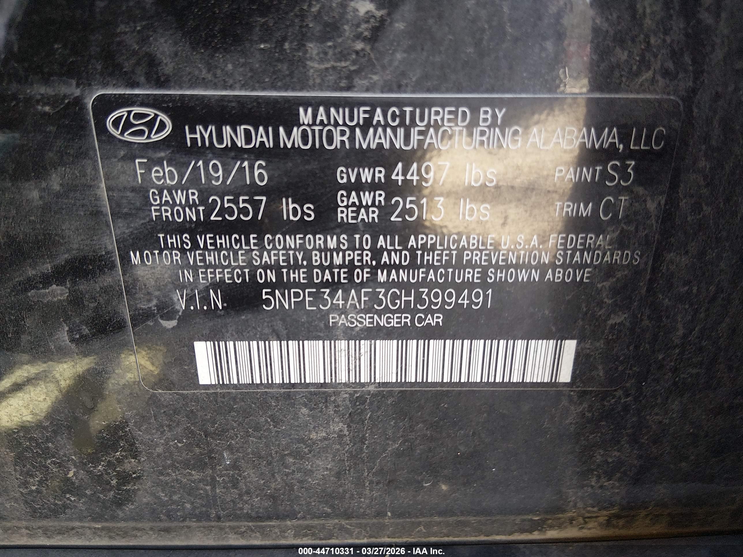 HYUNDAI SONATA image 9