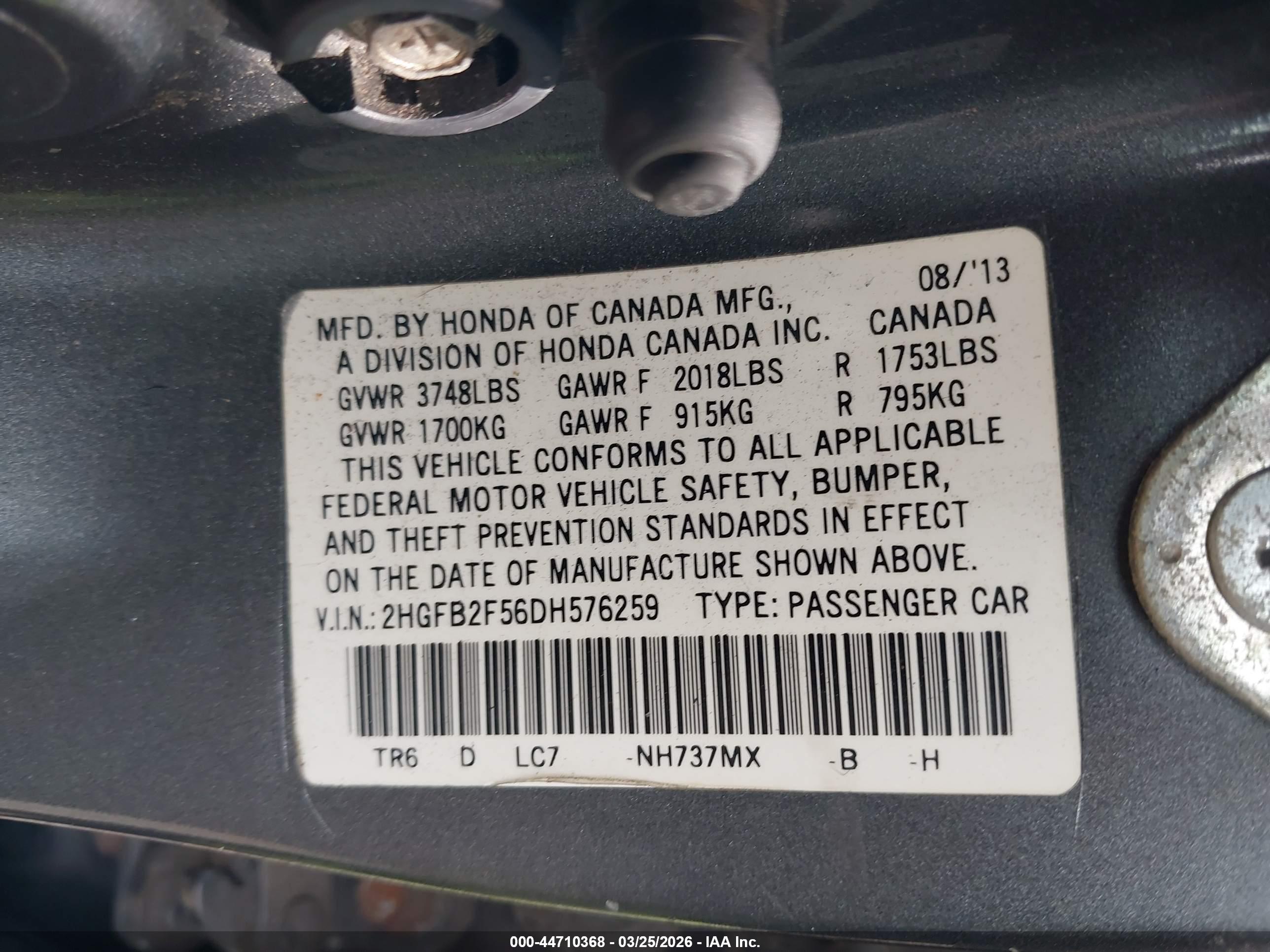 HONDA CIVIC image 9