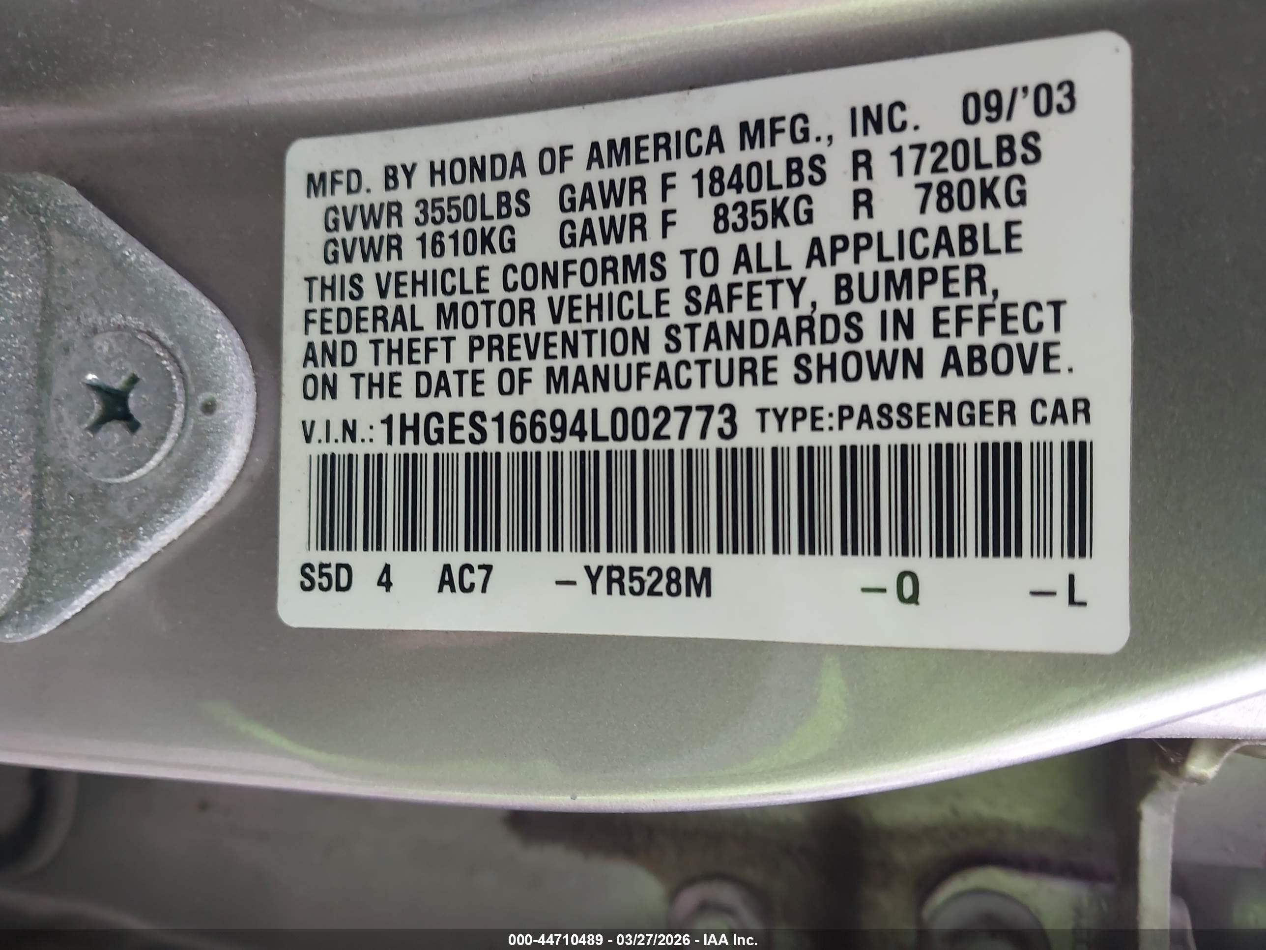 HONDA CIVIC image 9