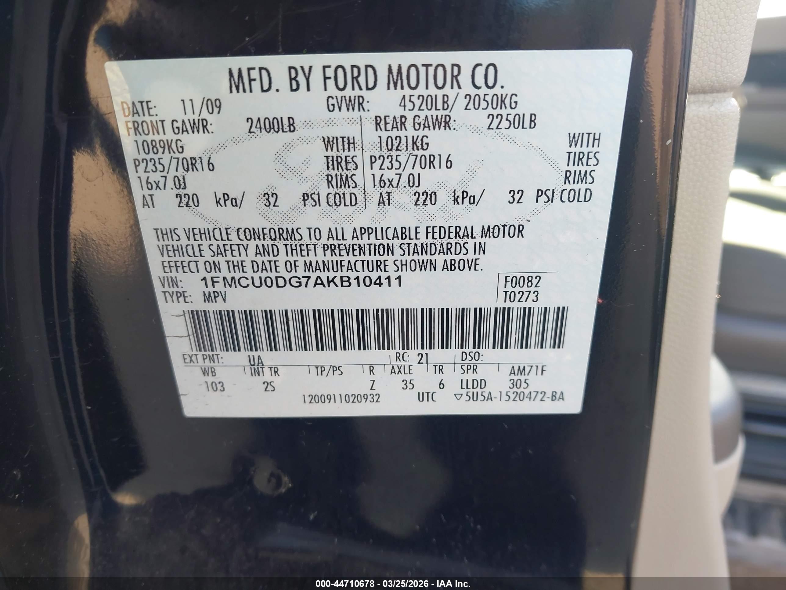 FORD ESCAPE image 9