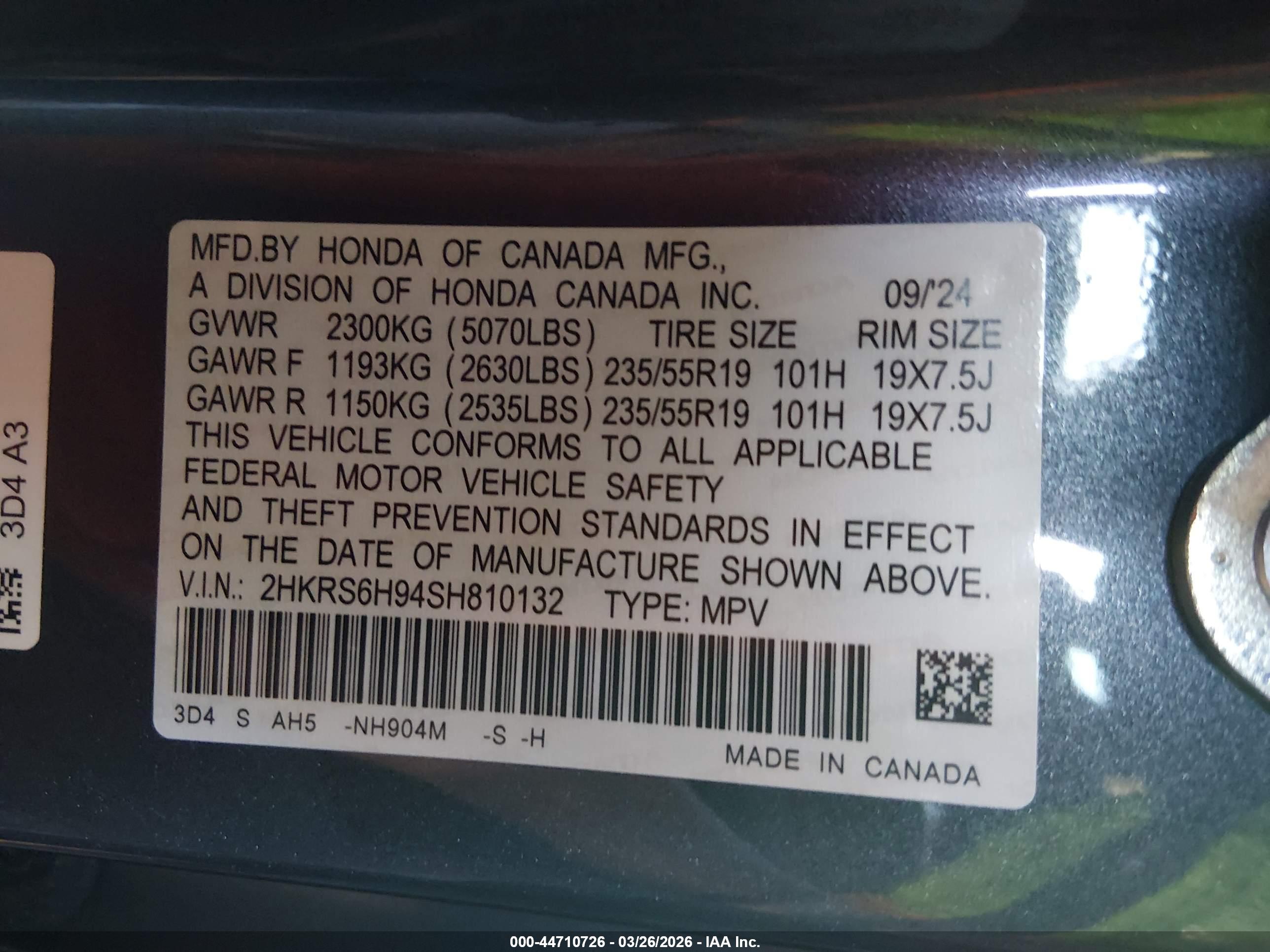 HONDA CR-V image 9