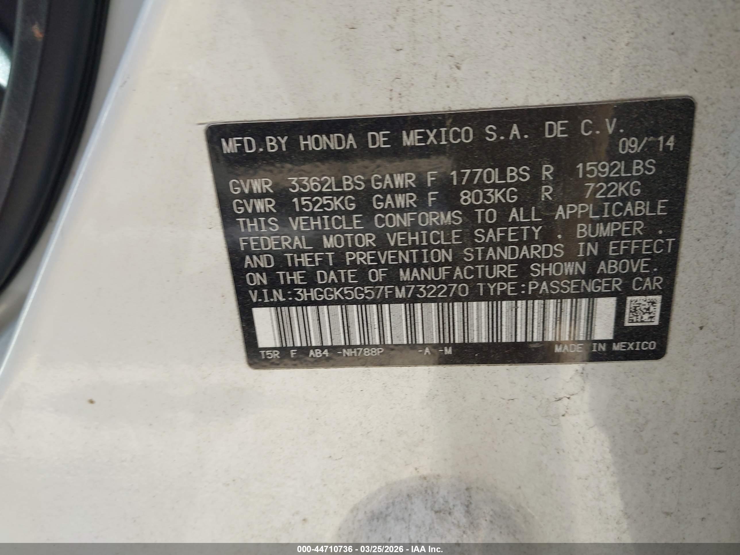 HONDA FIT image 9