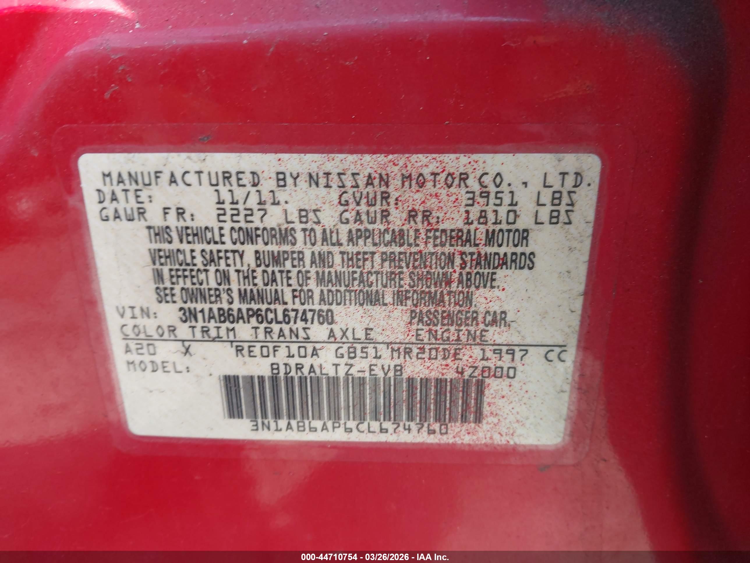 NISSAN SENTRA image 9