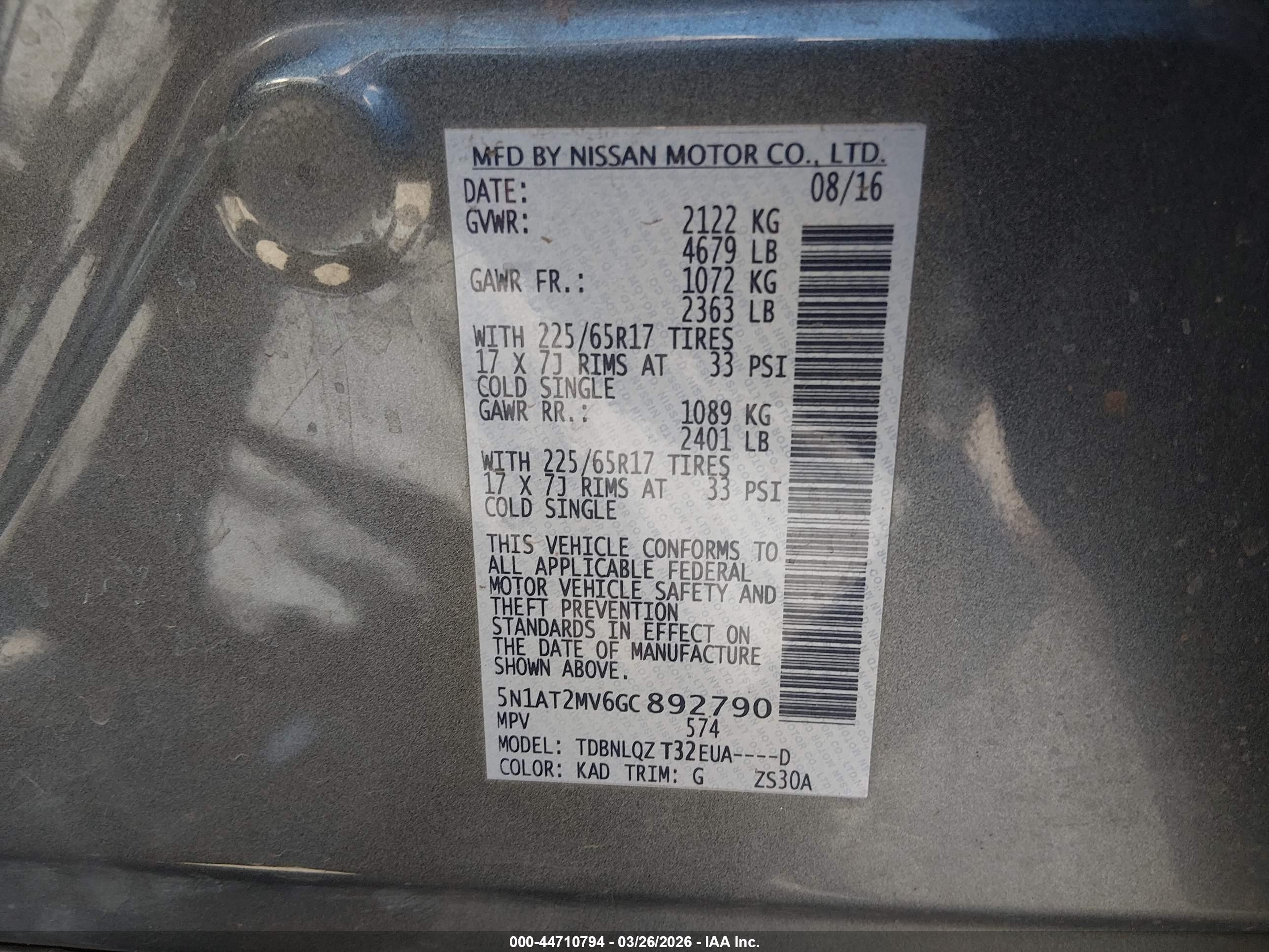 NISSAN ROGUE image 9