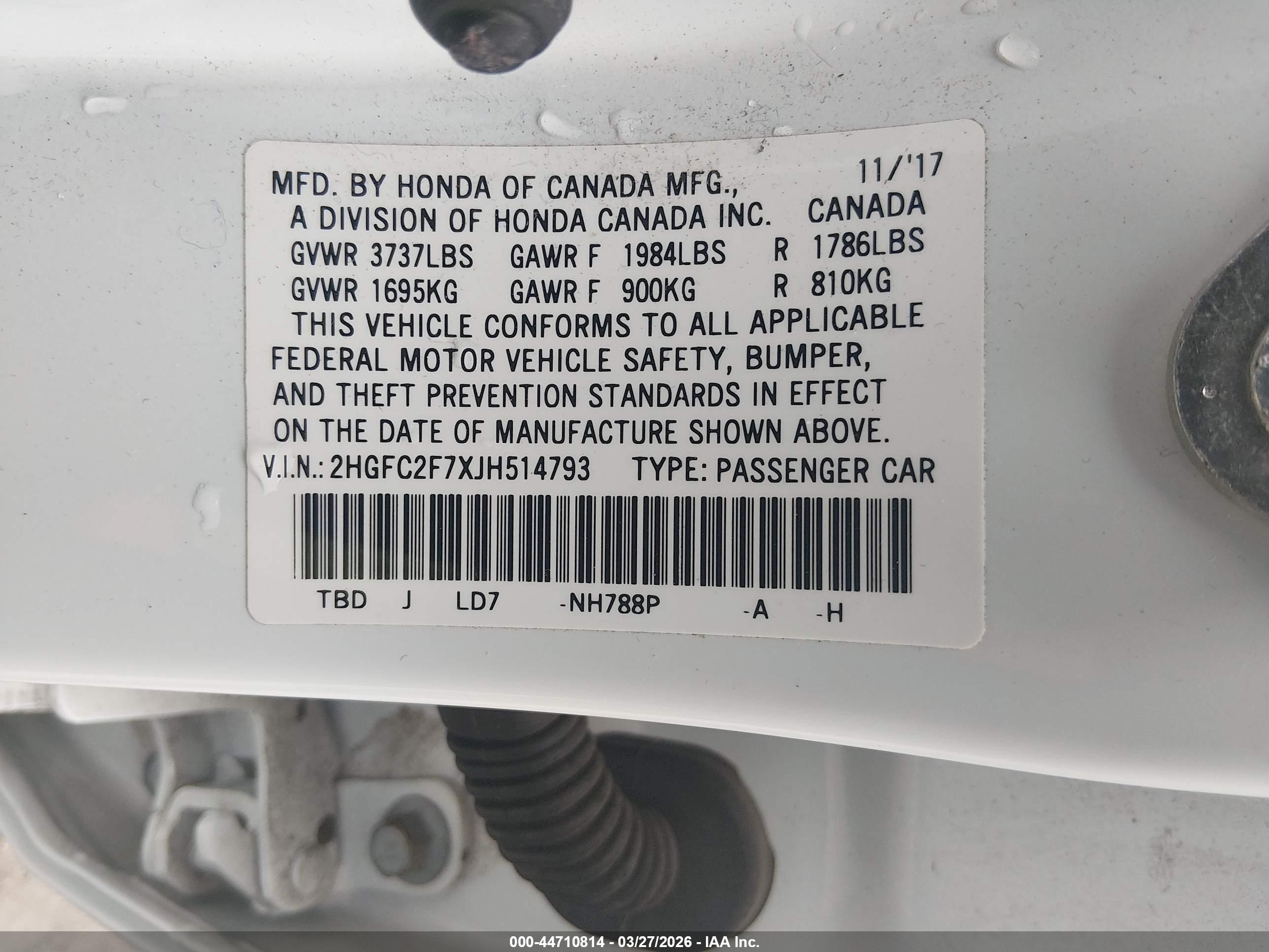 HONDA CIVIC image 9