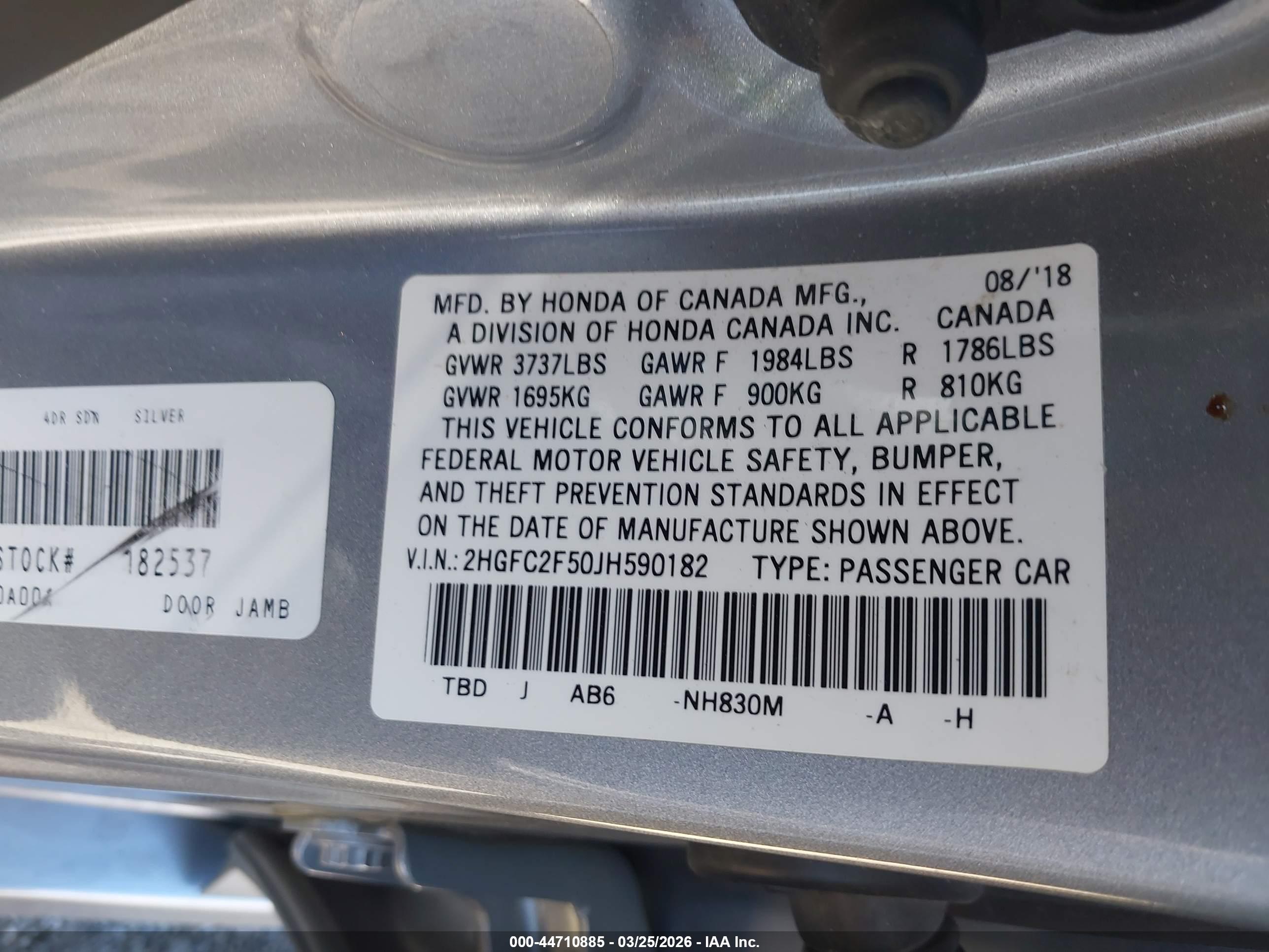 HONDA CIVIC image 9