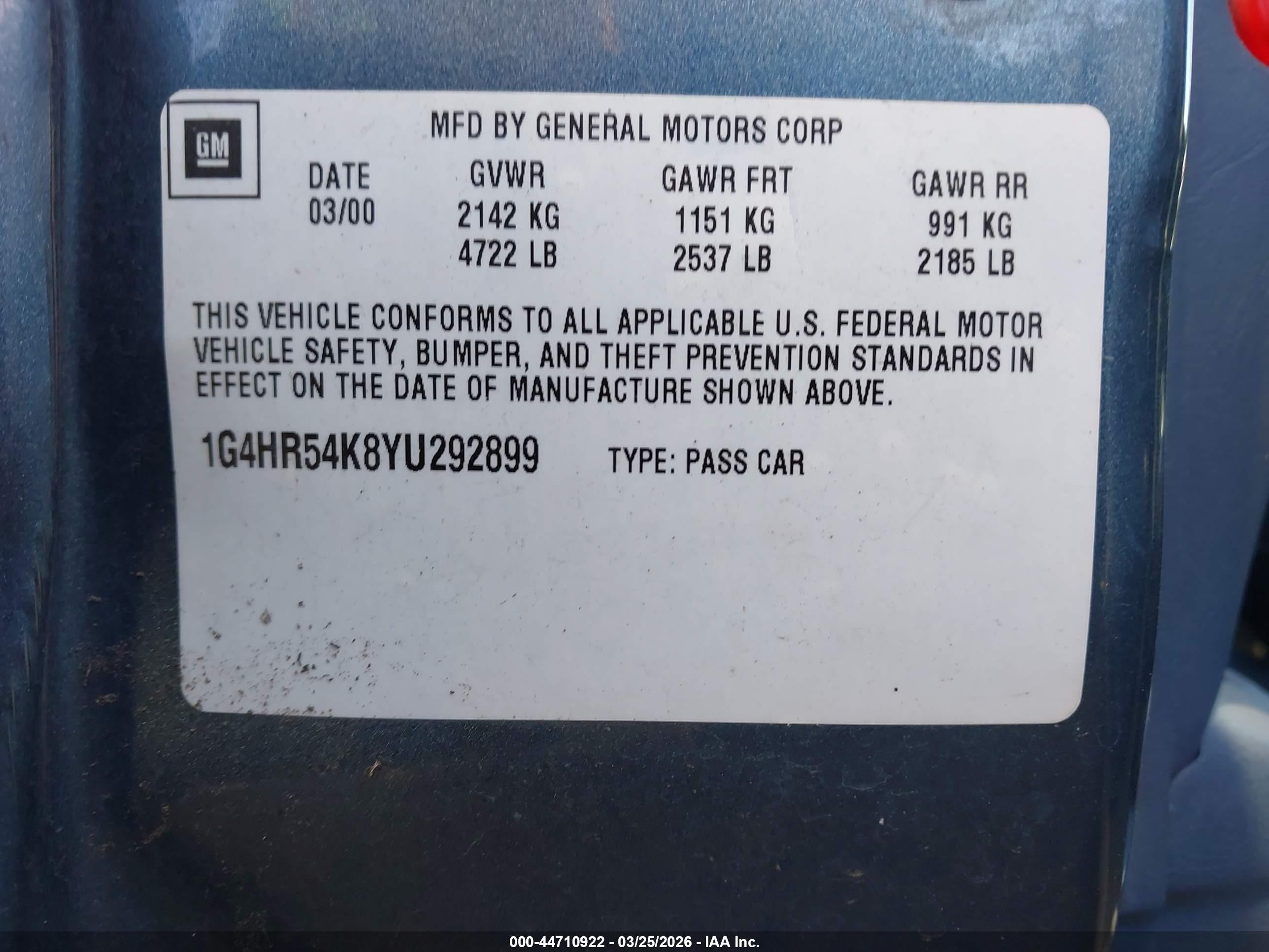 BUICK LESABRE image 9