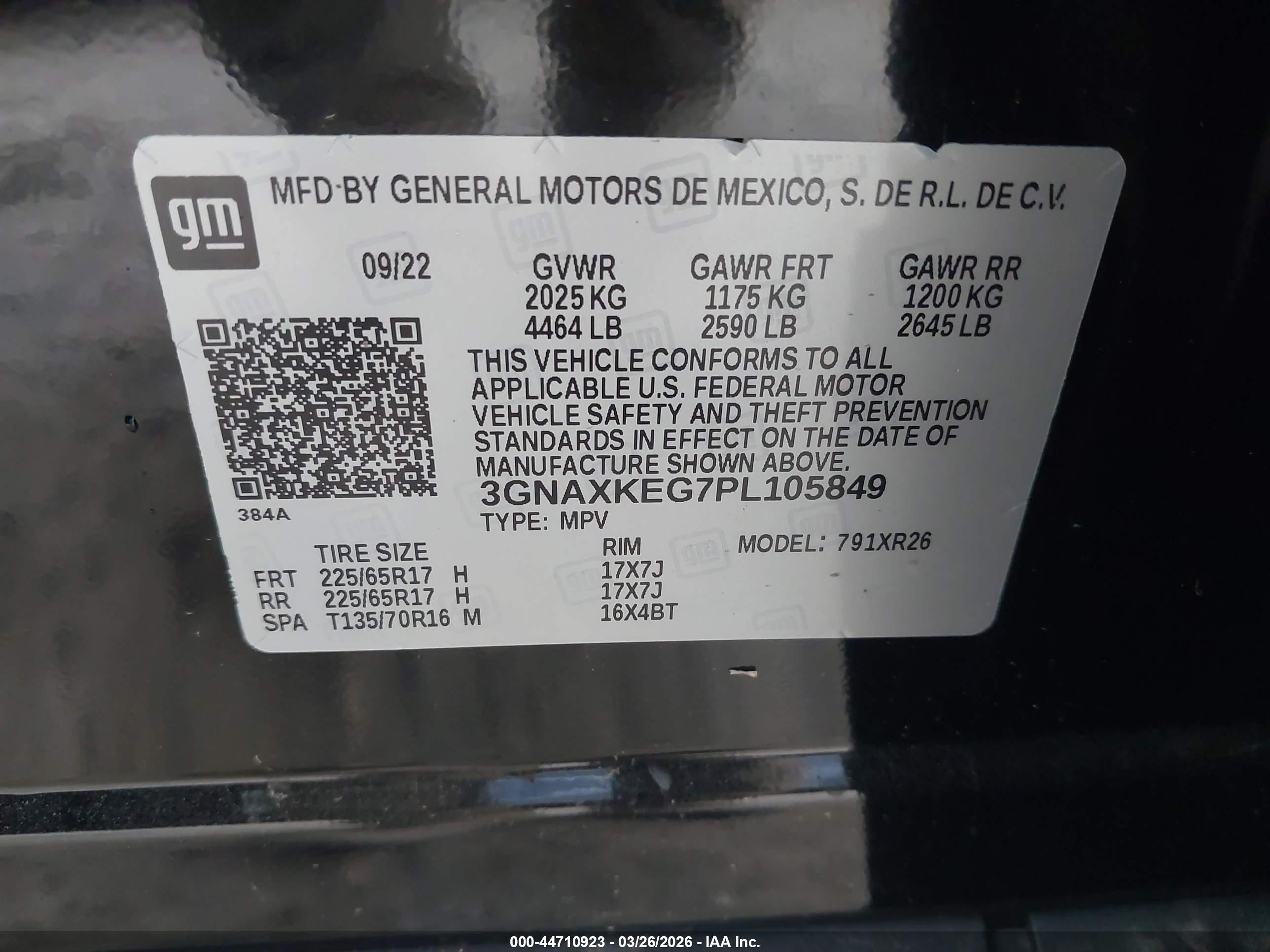 CHEVROLET EQUINOX image 9