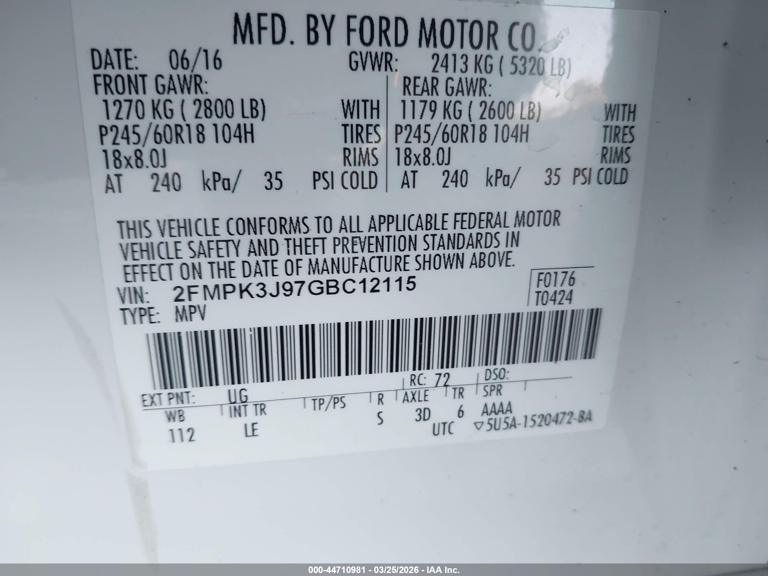 FORD EDGE image 9
