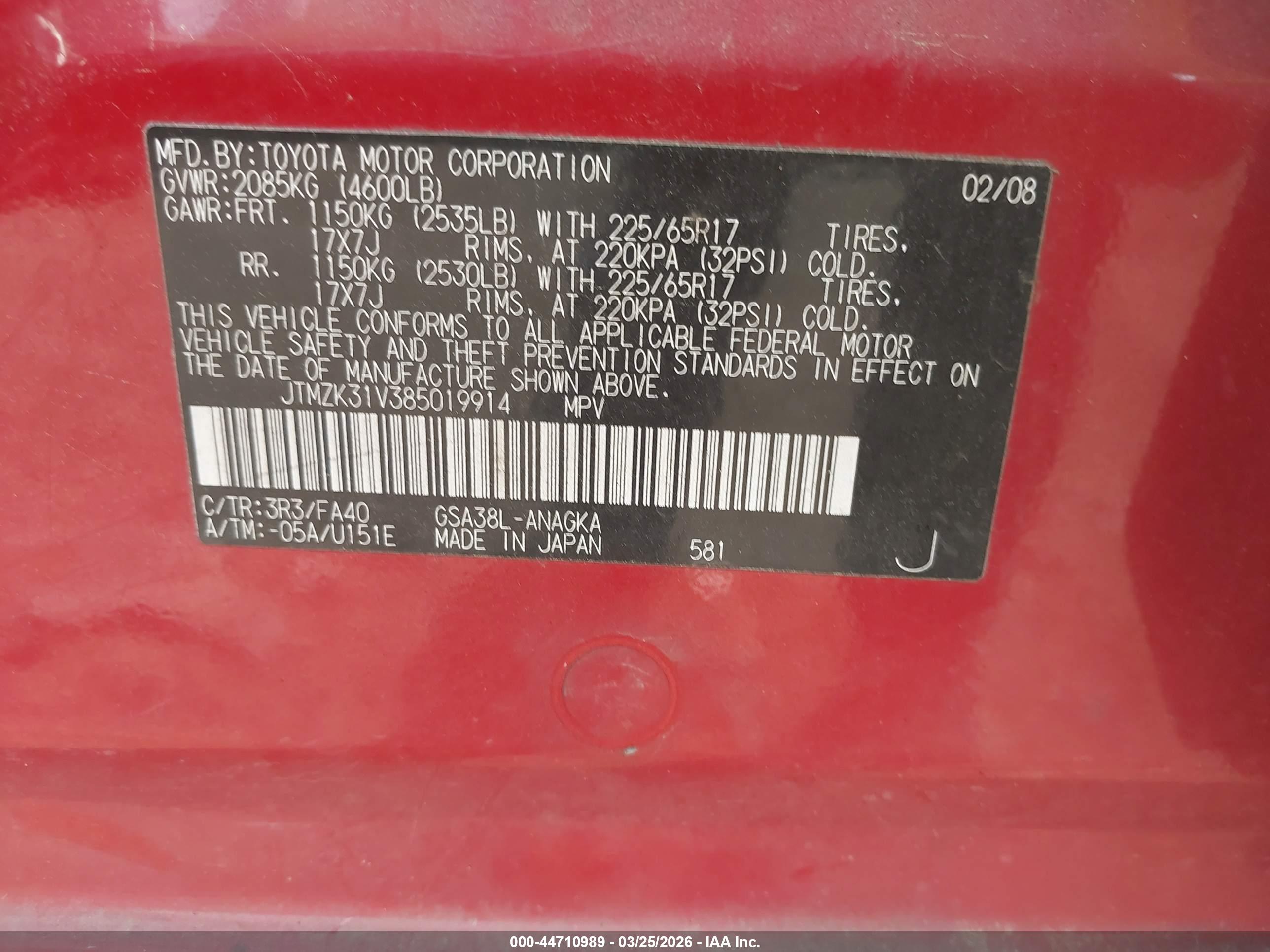 TOYOTA RAV4 image 9