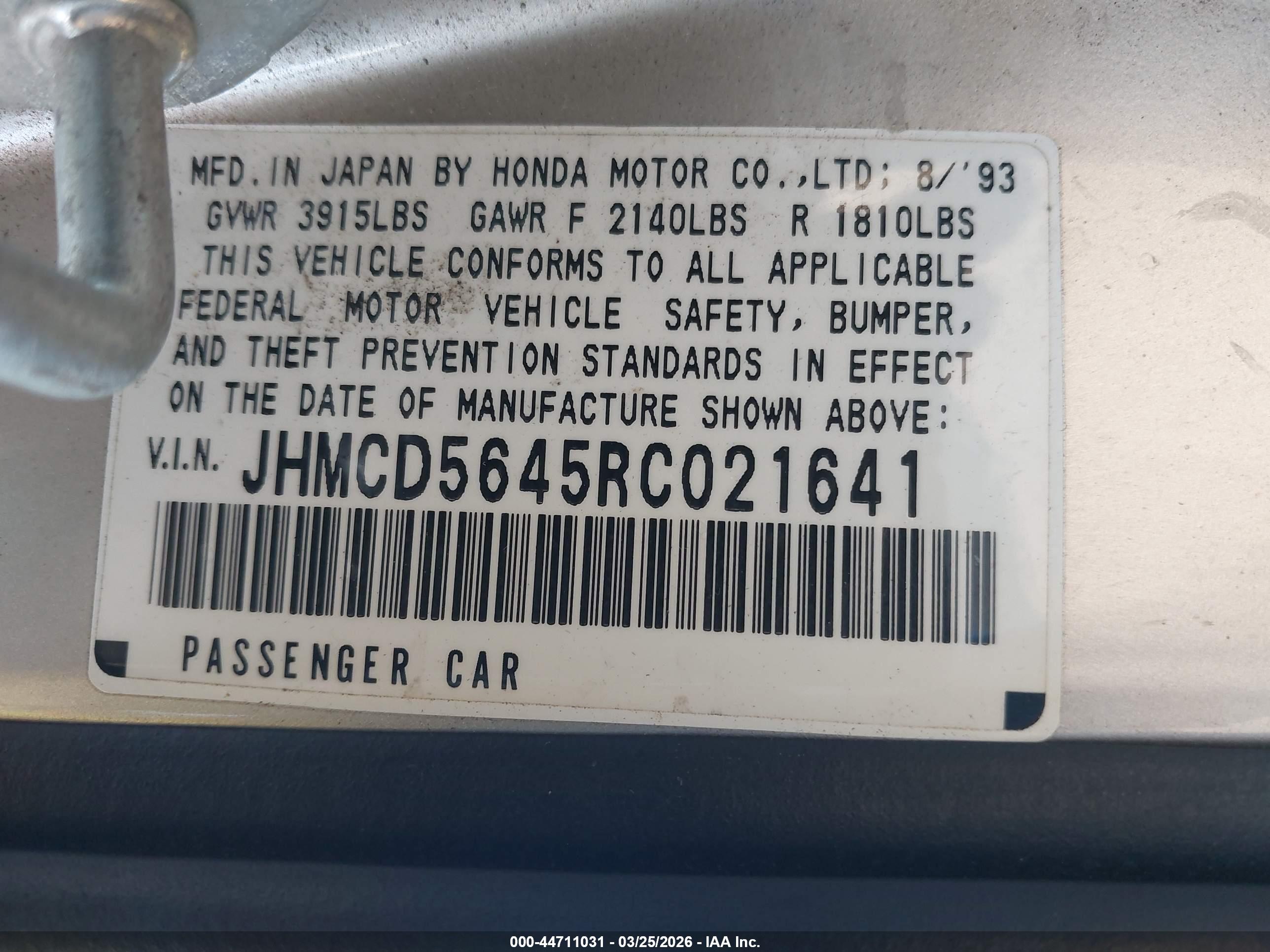 HONDA ACCORD image 9