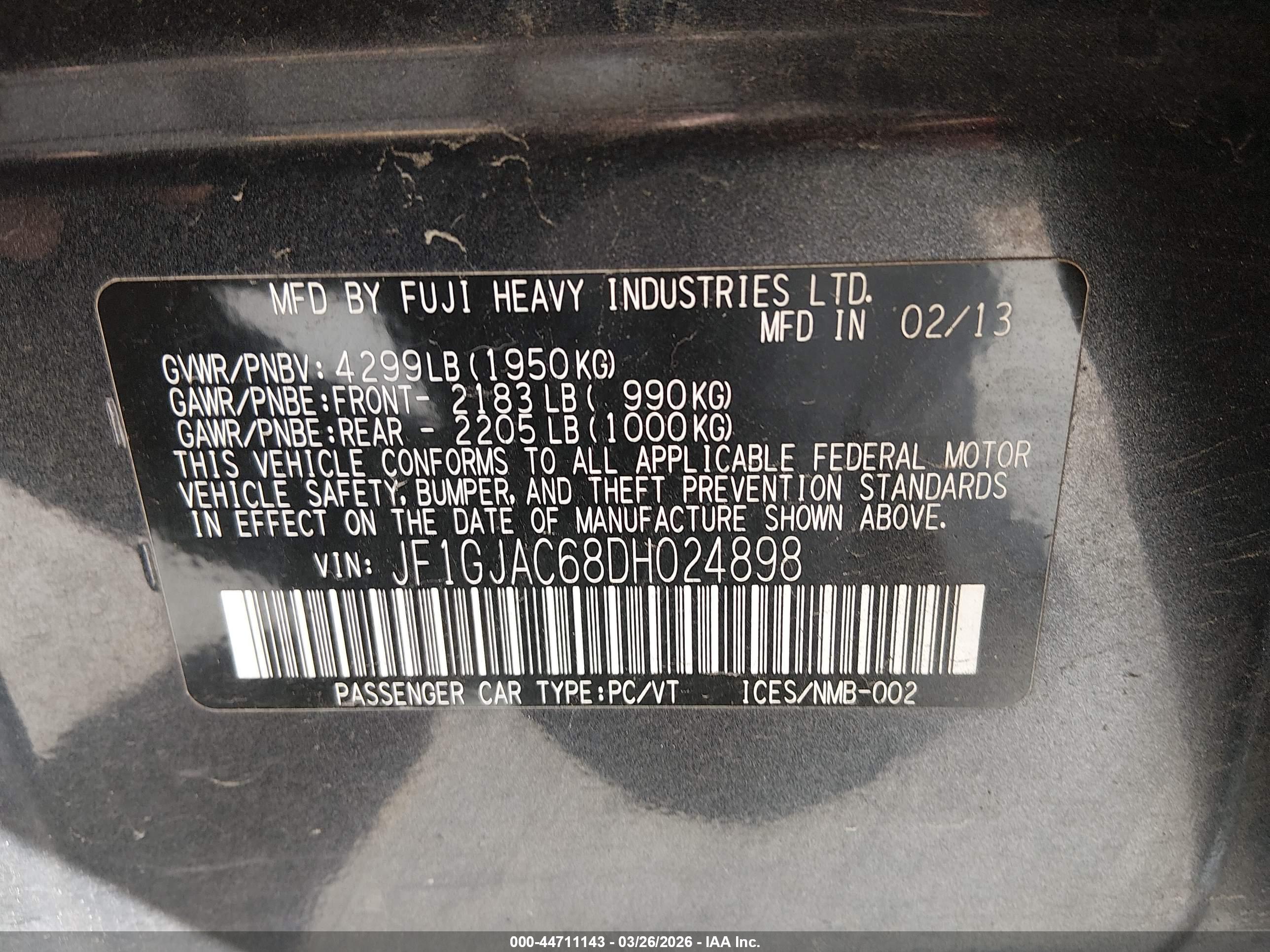 SUBARU IMPREZA image 9