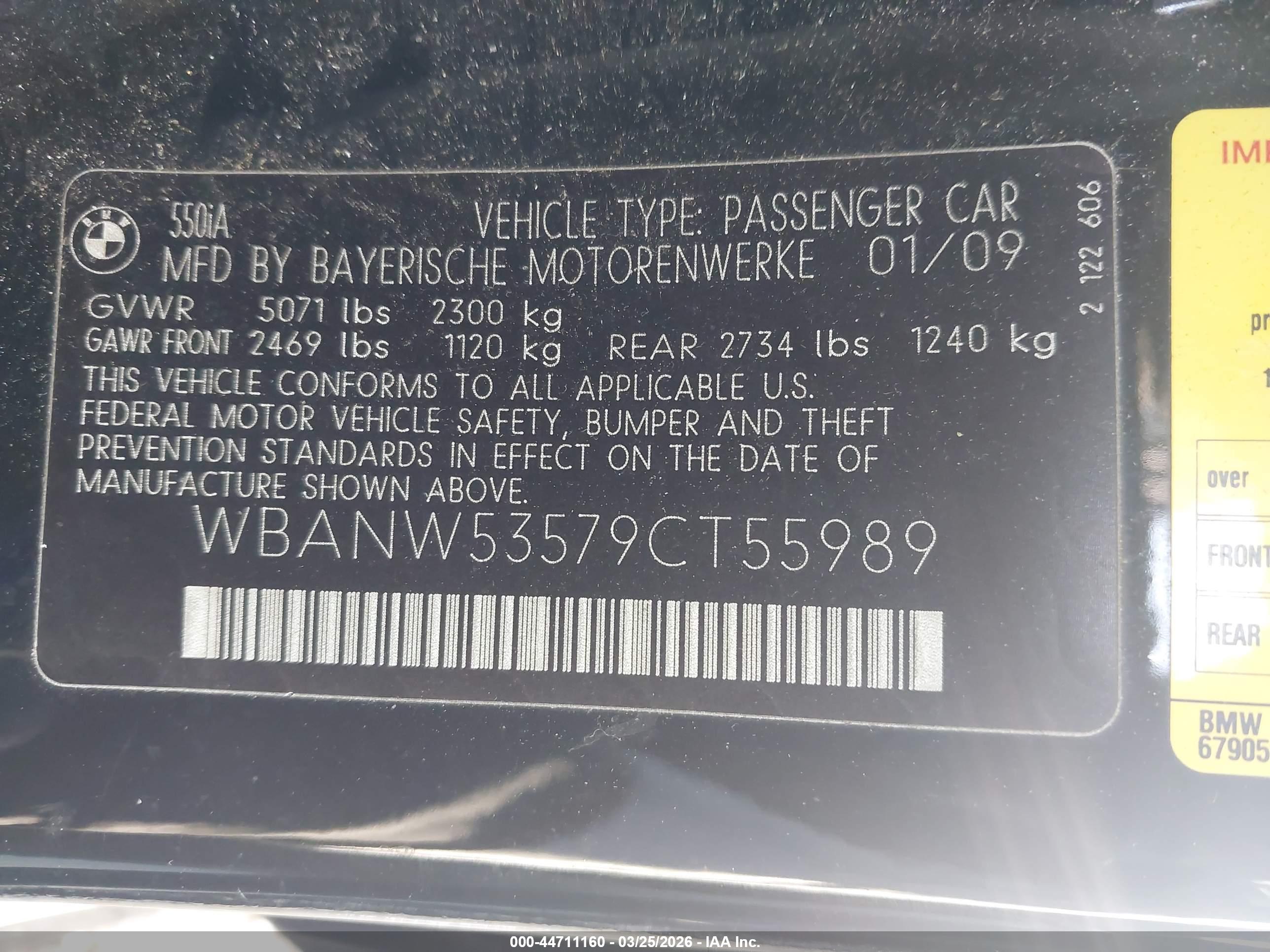 BMW 550I image 9