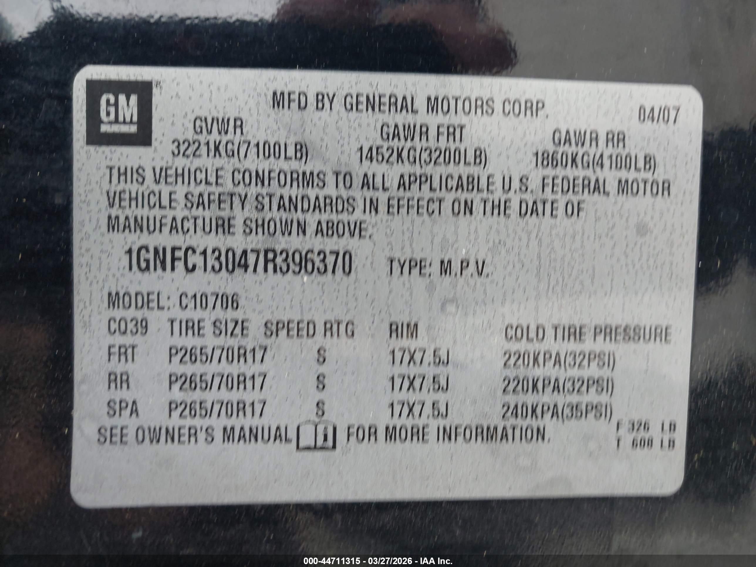 CHEVROLET TAHOE image 9