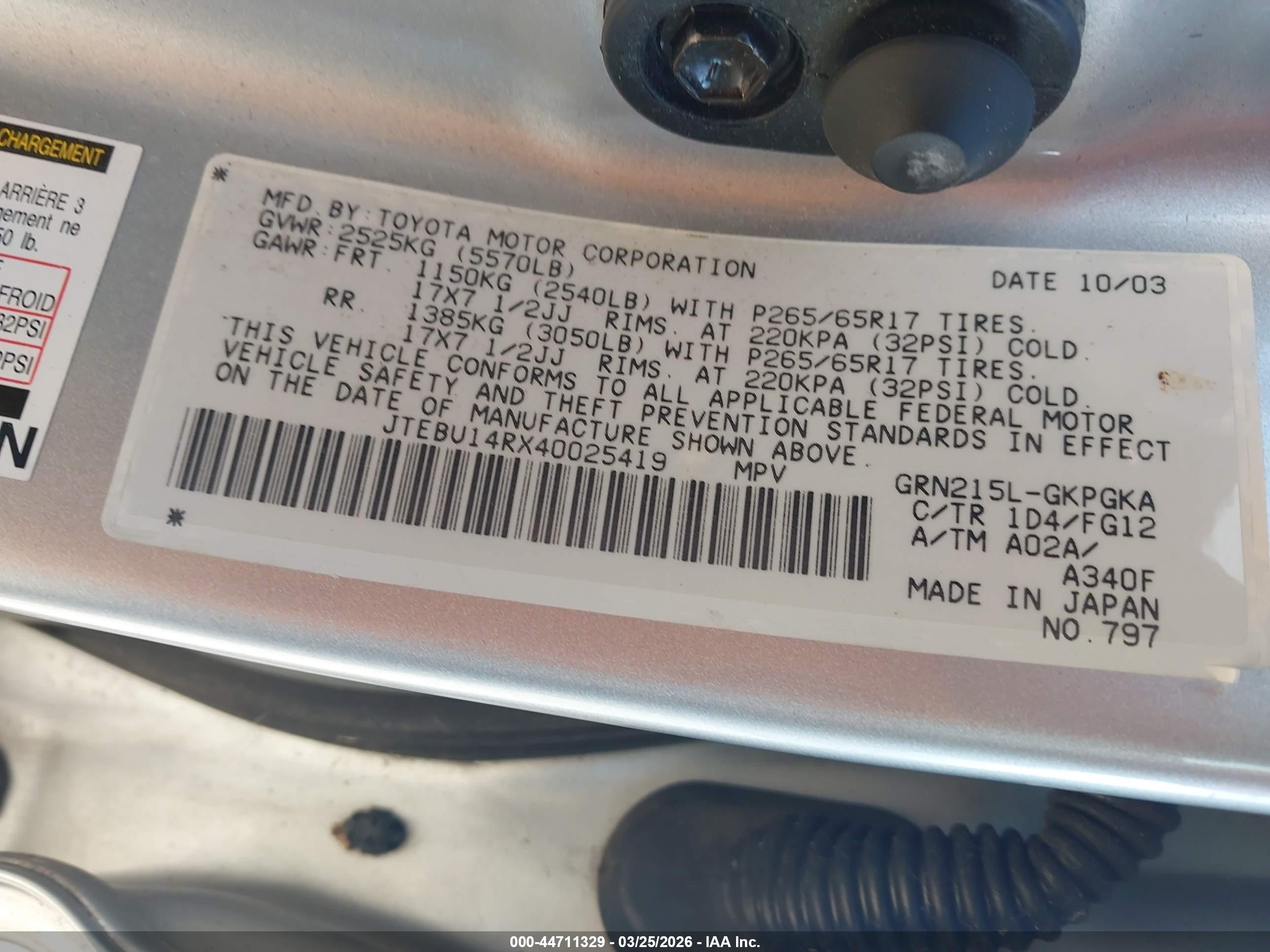 TOYOTA 4RUNNER image 9