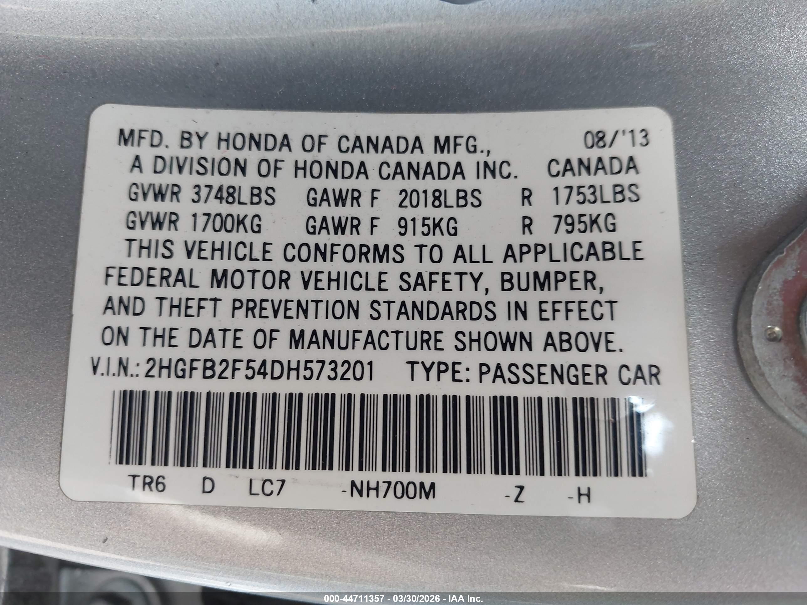 HONDA CIVIC image 9