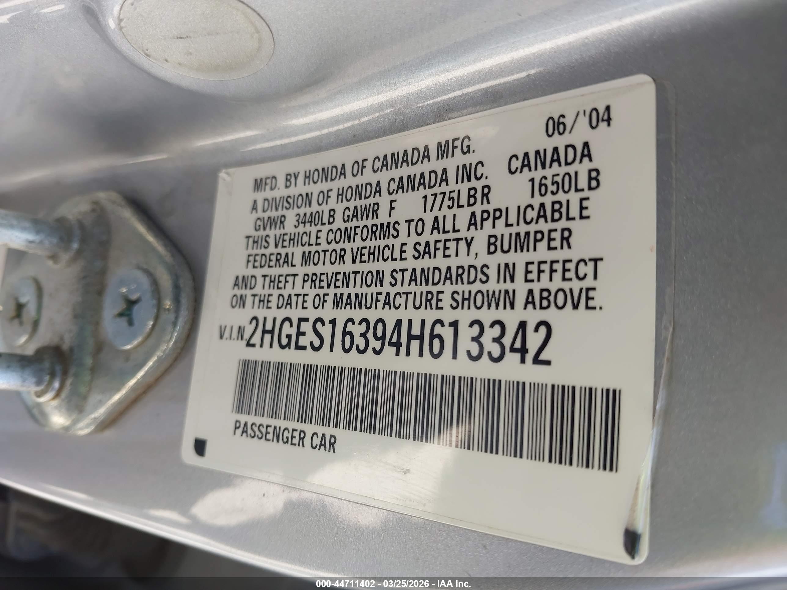 HONDA CIVIC image 9