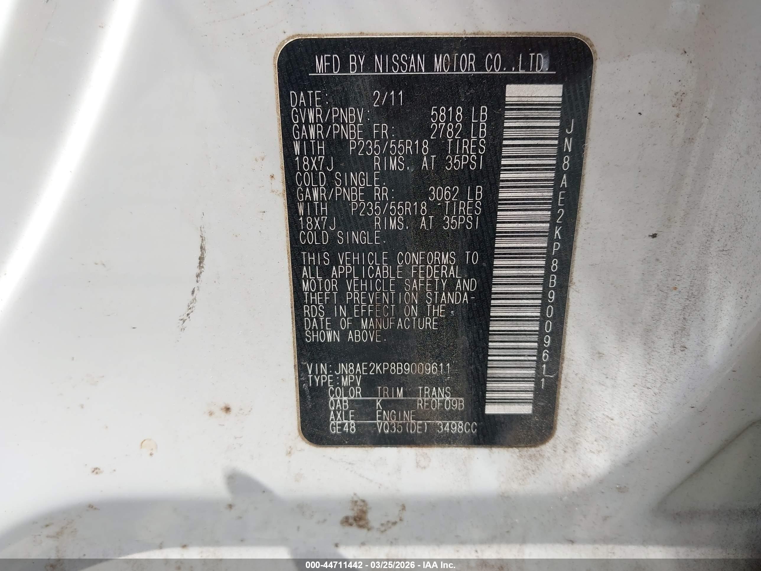 NISSAN QUEST image 9