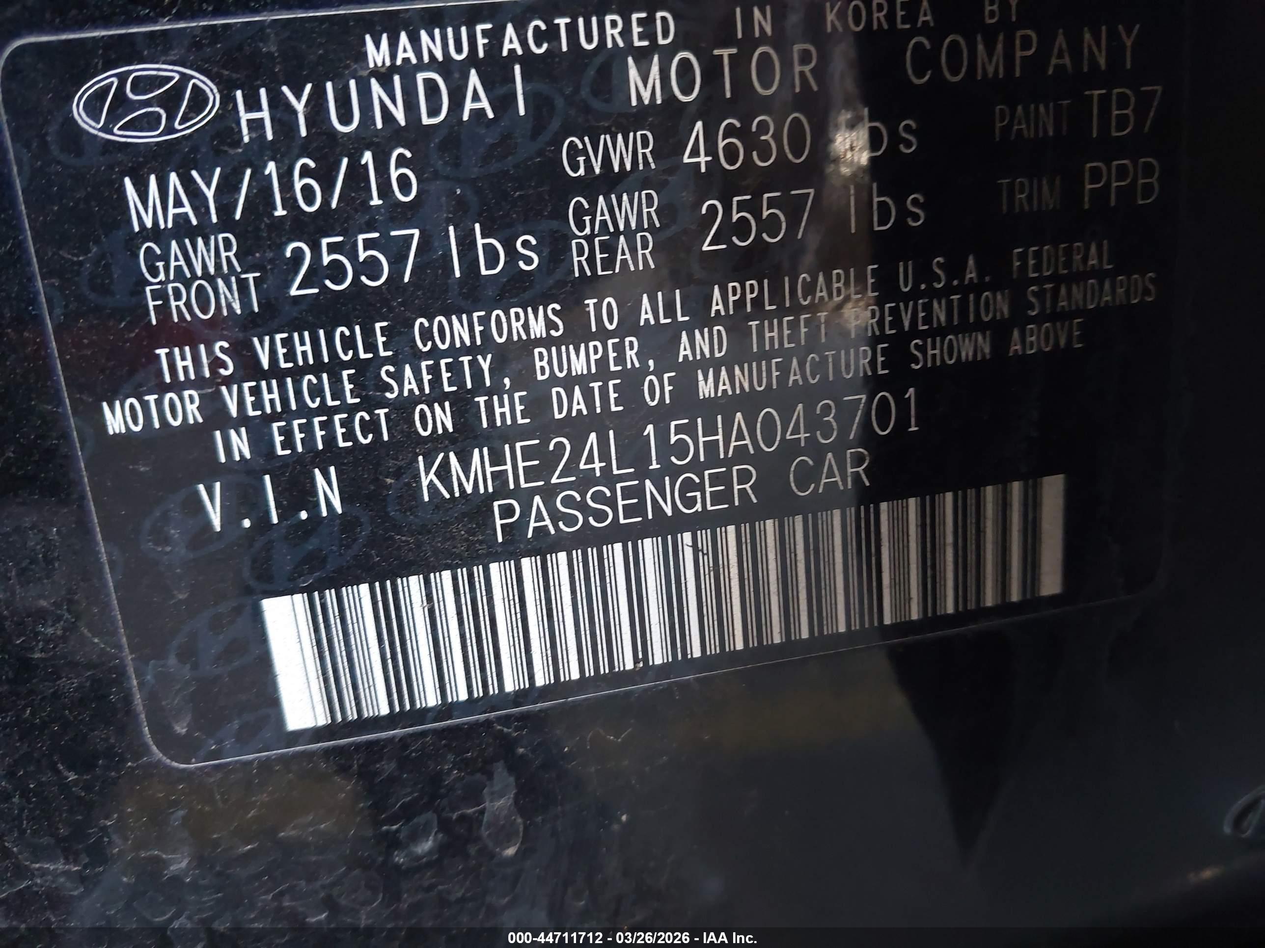 HYUNDAI SONATA image 9