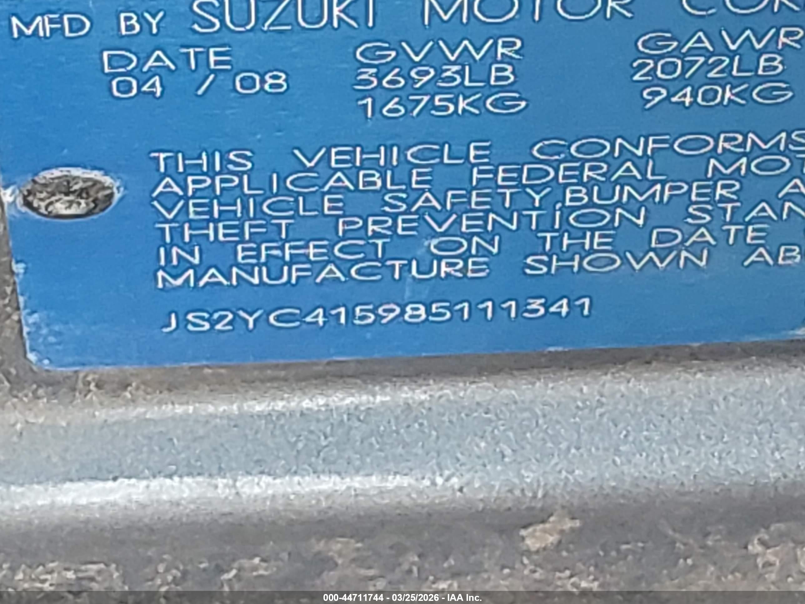 SUZUKI SX4 image 9
