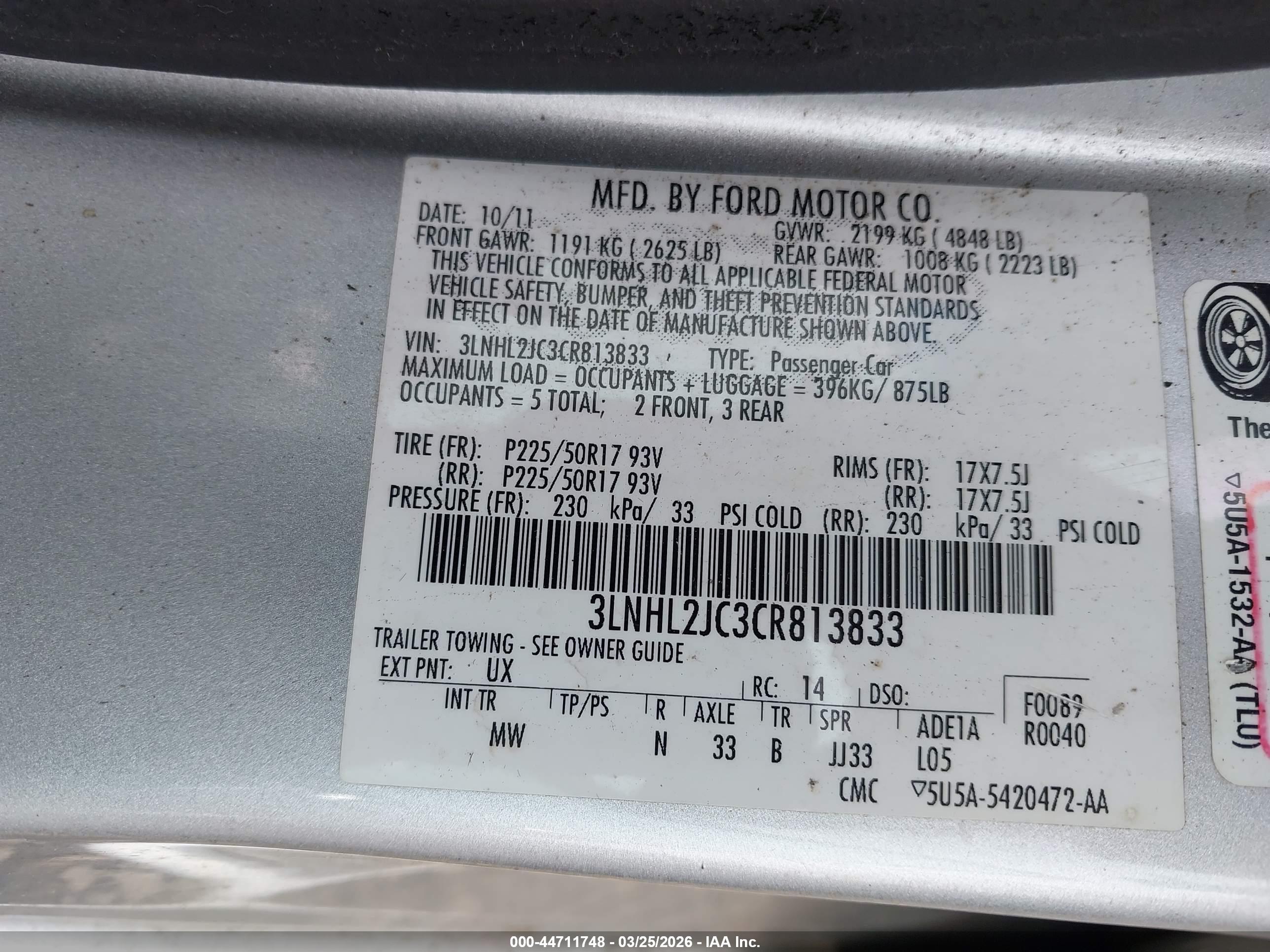 LINCOLN MKZ image 9