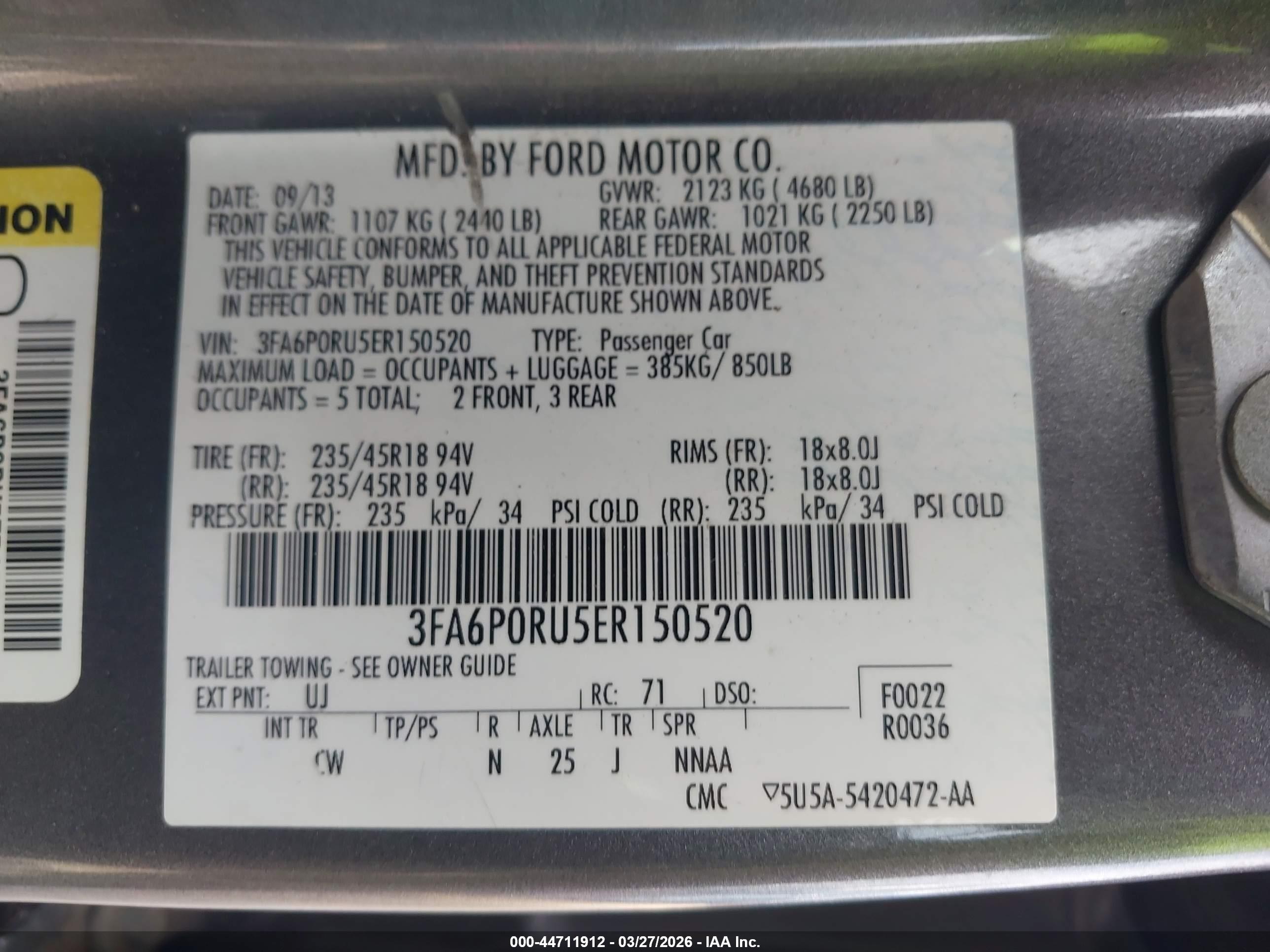 FORD FUSION image 9