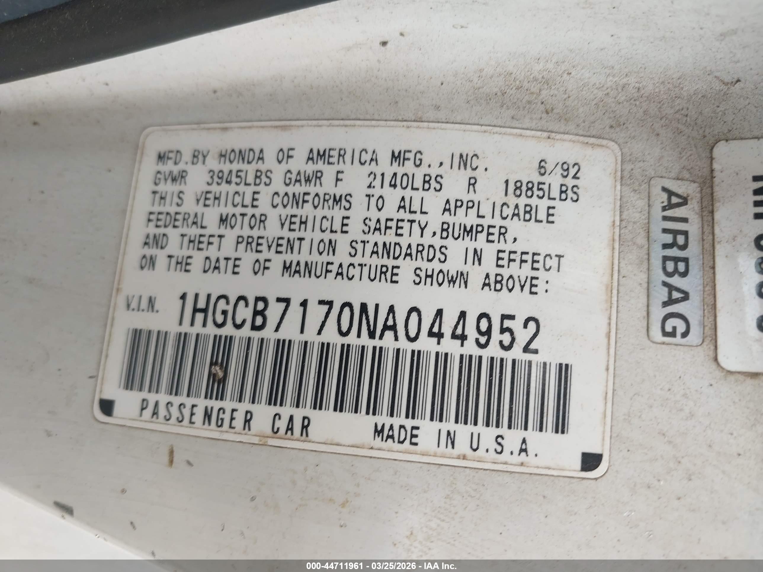 HONDA ACCORD image 9