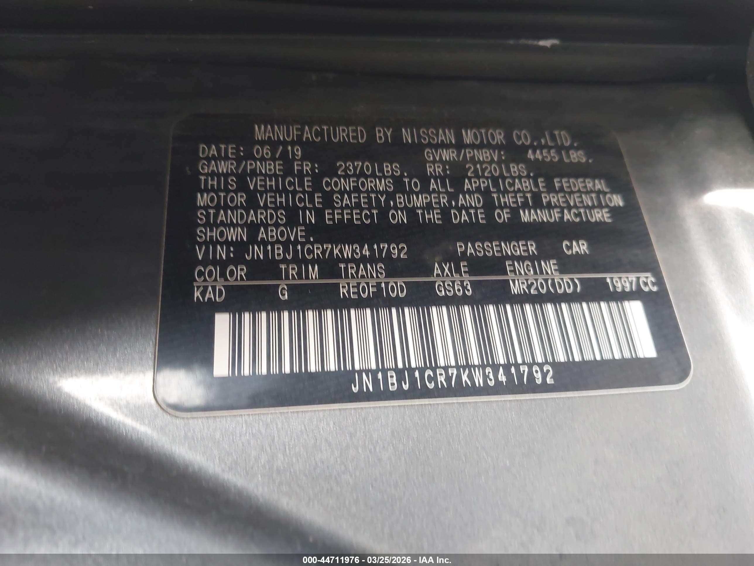 NISSAN ROGUE image 9