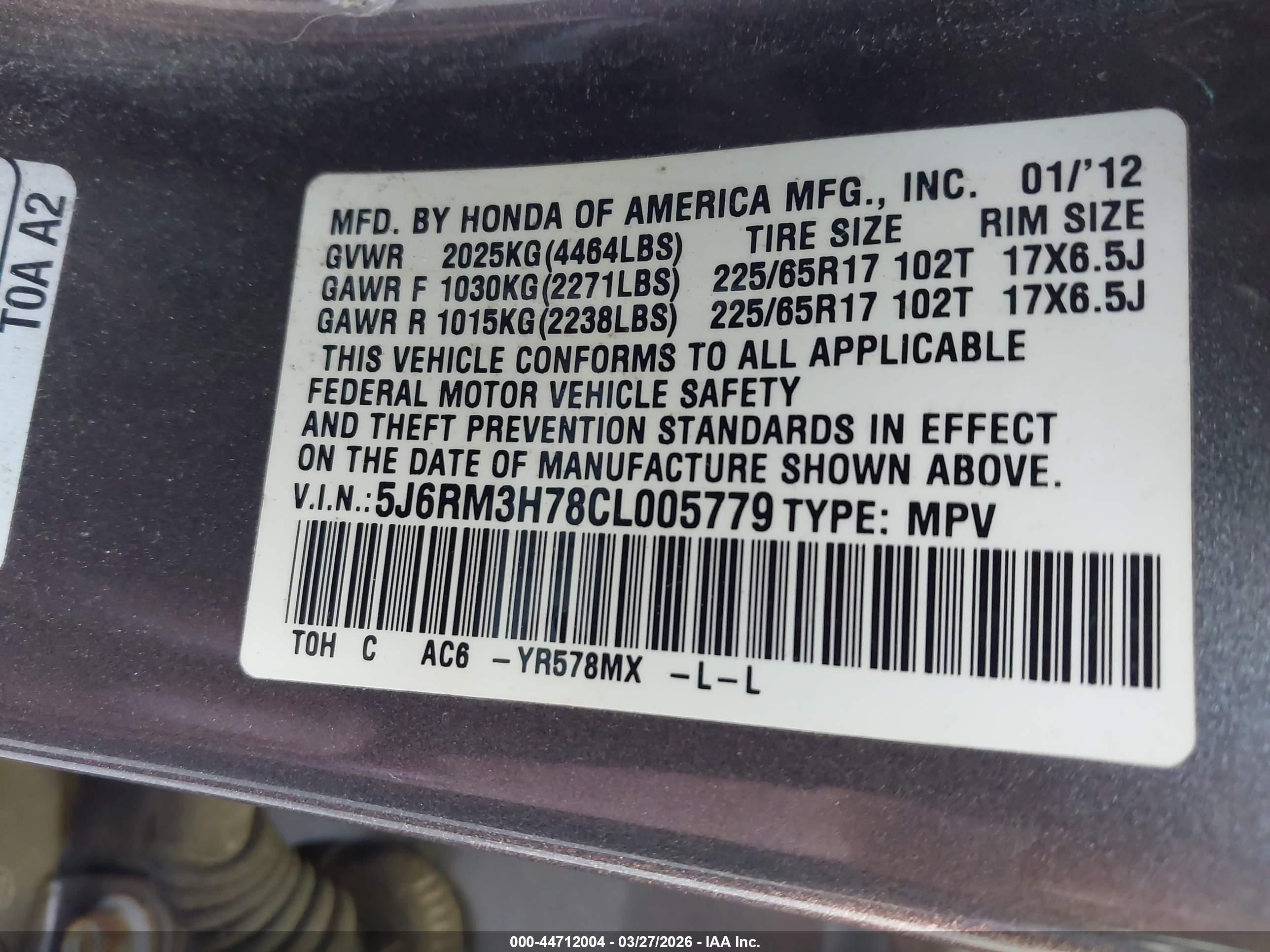 HONDA CR-V image 9