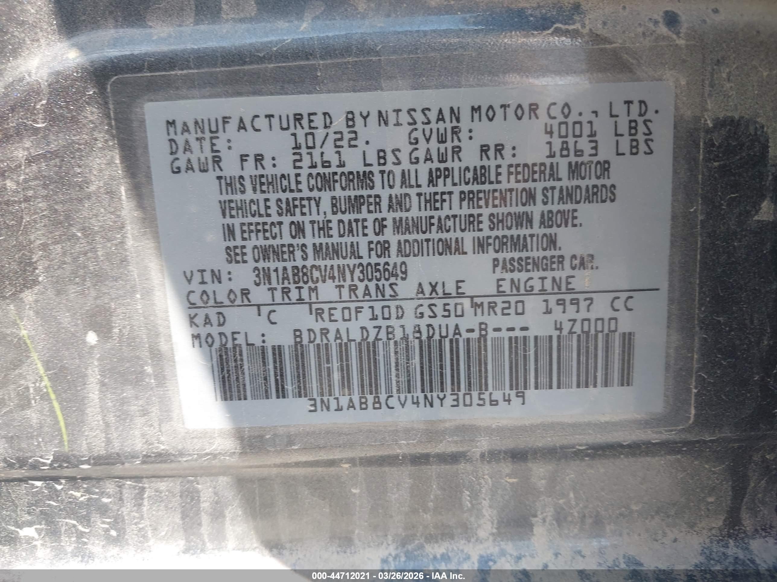 NISSAN SENTRA image 9