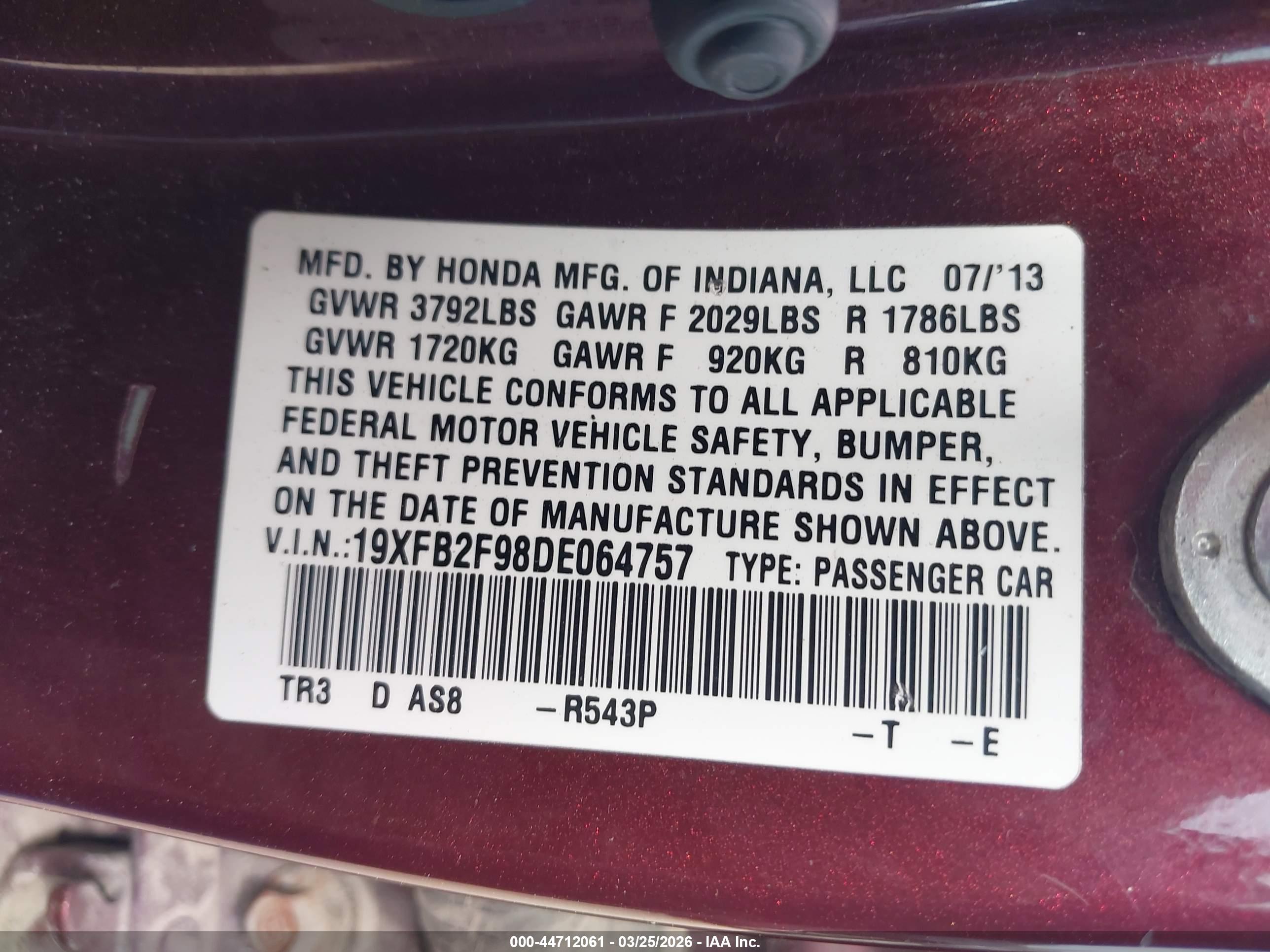 HONDA CIVIC image 9