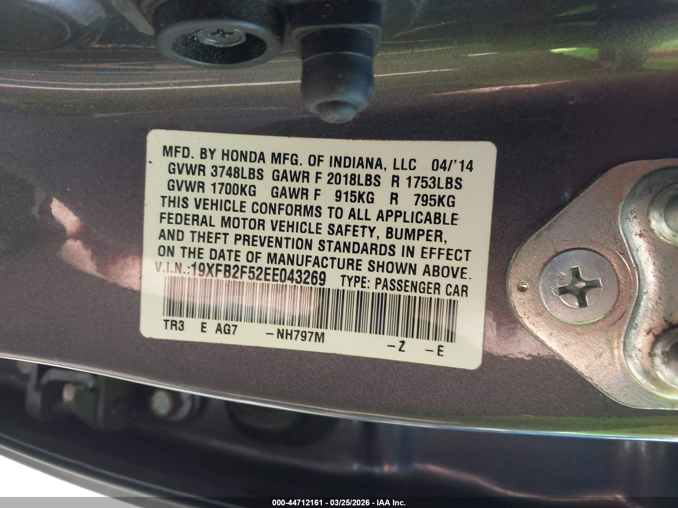 HONDA CIVIC image 9