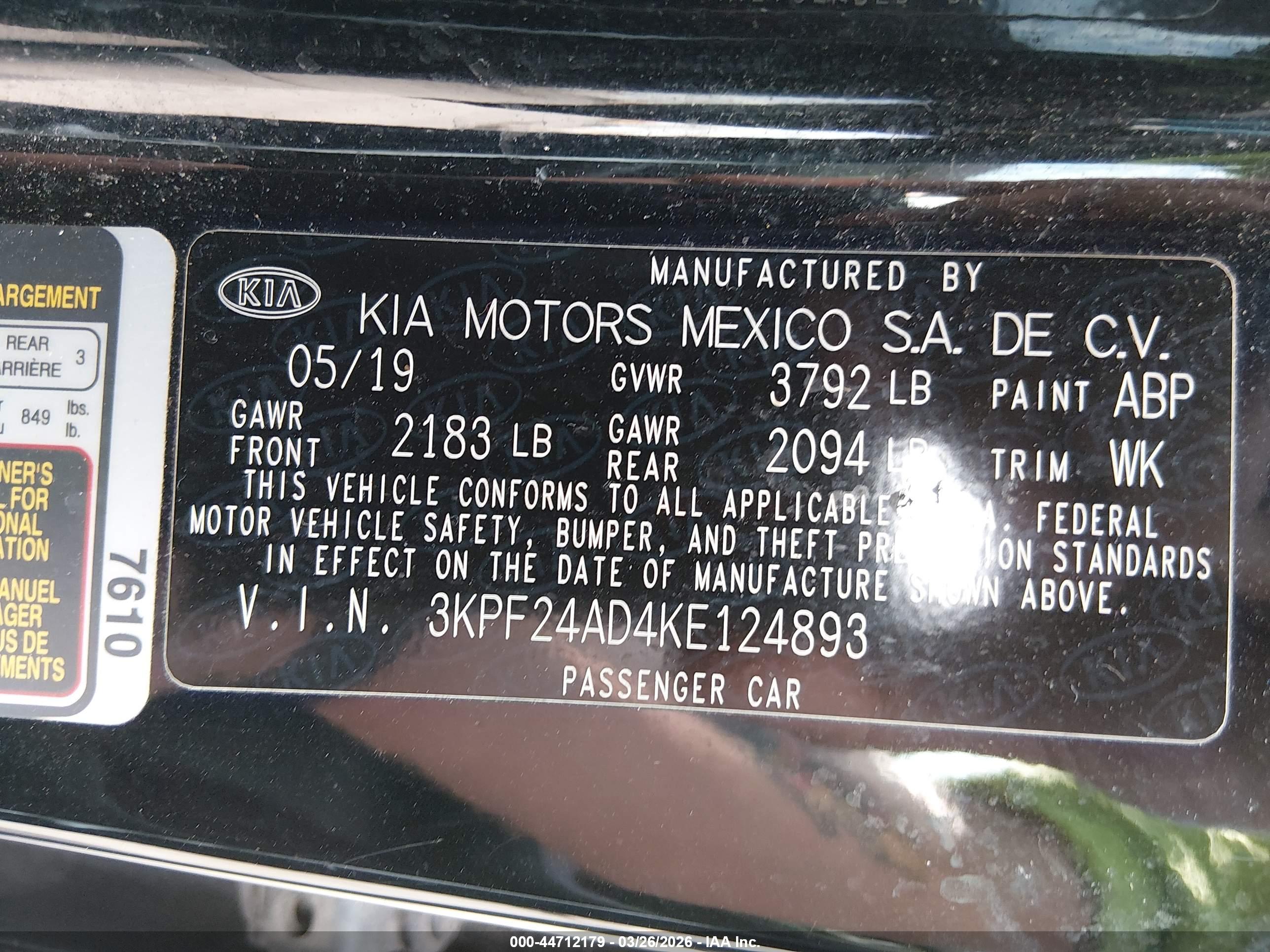 KIA FORTE image 9