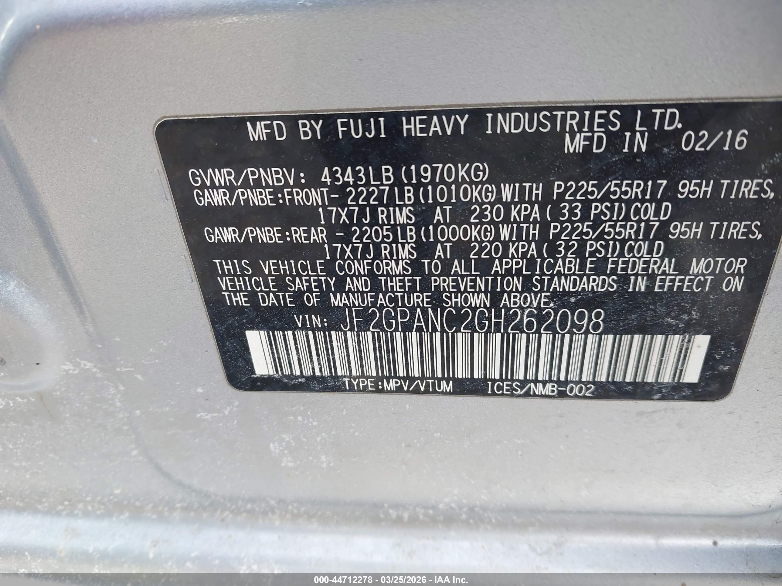 SUBARU CROSSTREK image 9