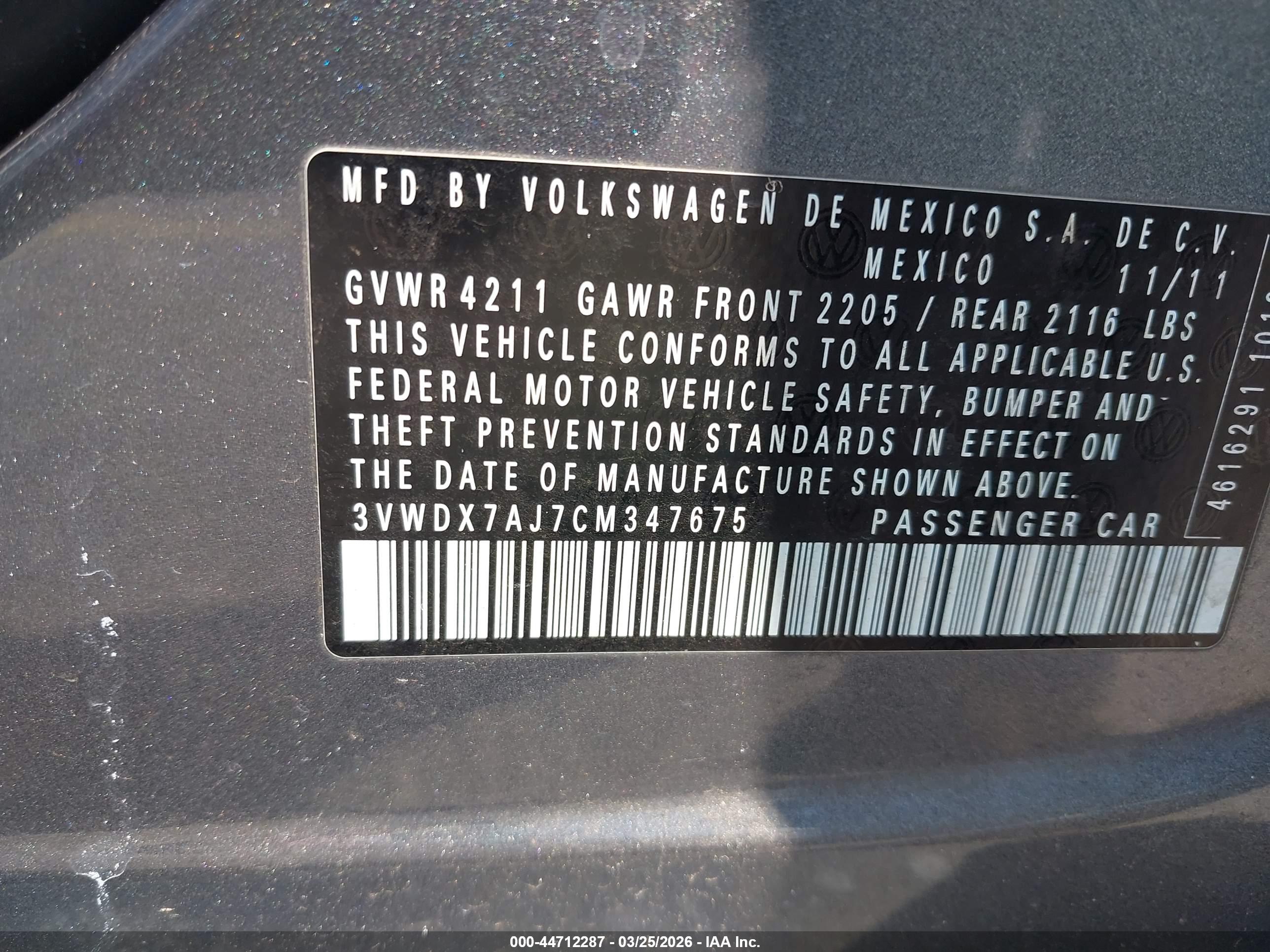VOLKSWAGEN JETTA image 9