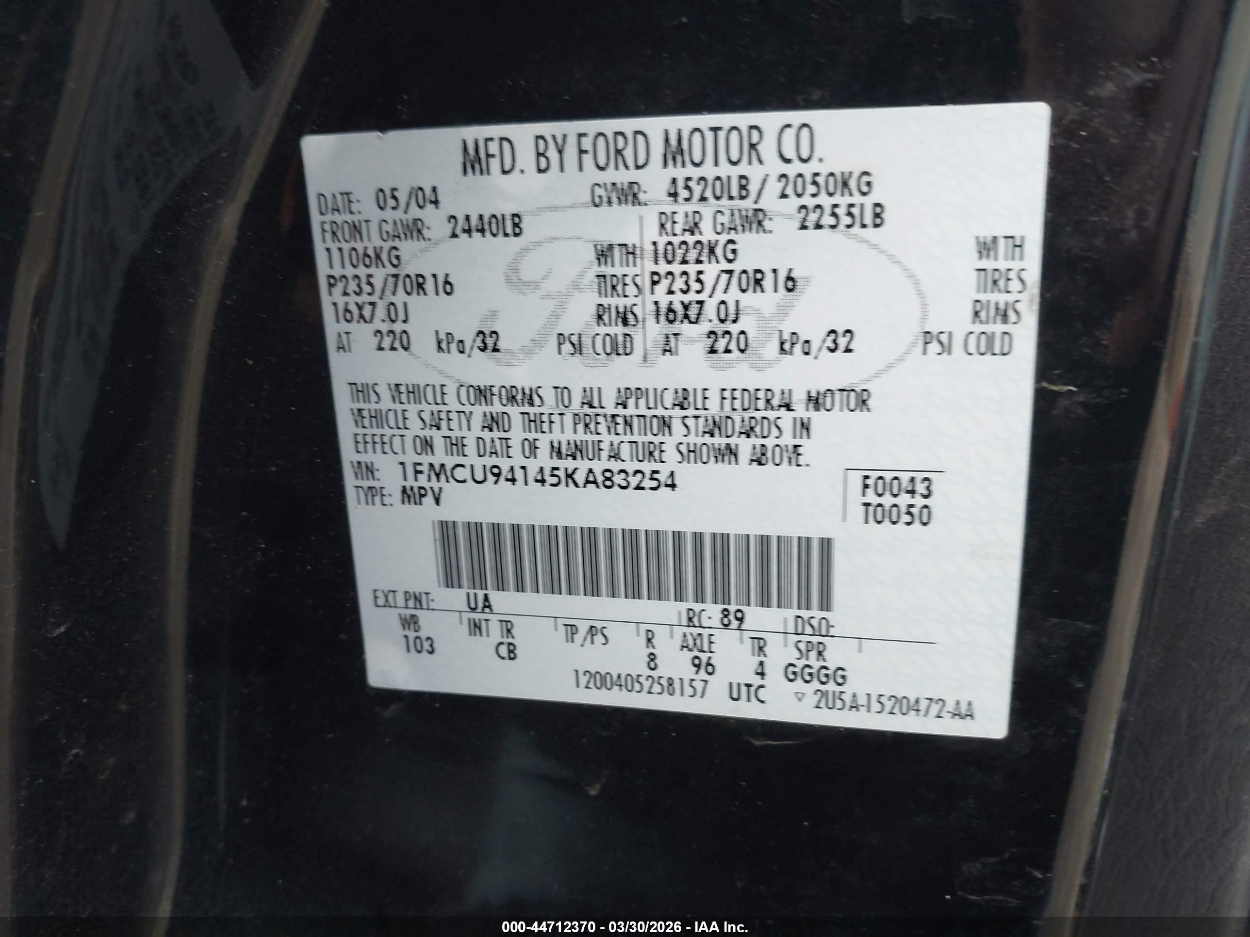 FORD ESCAPE image 9