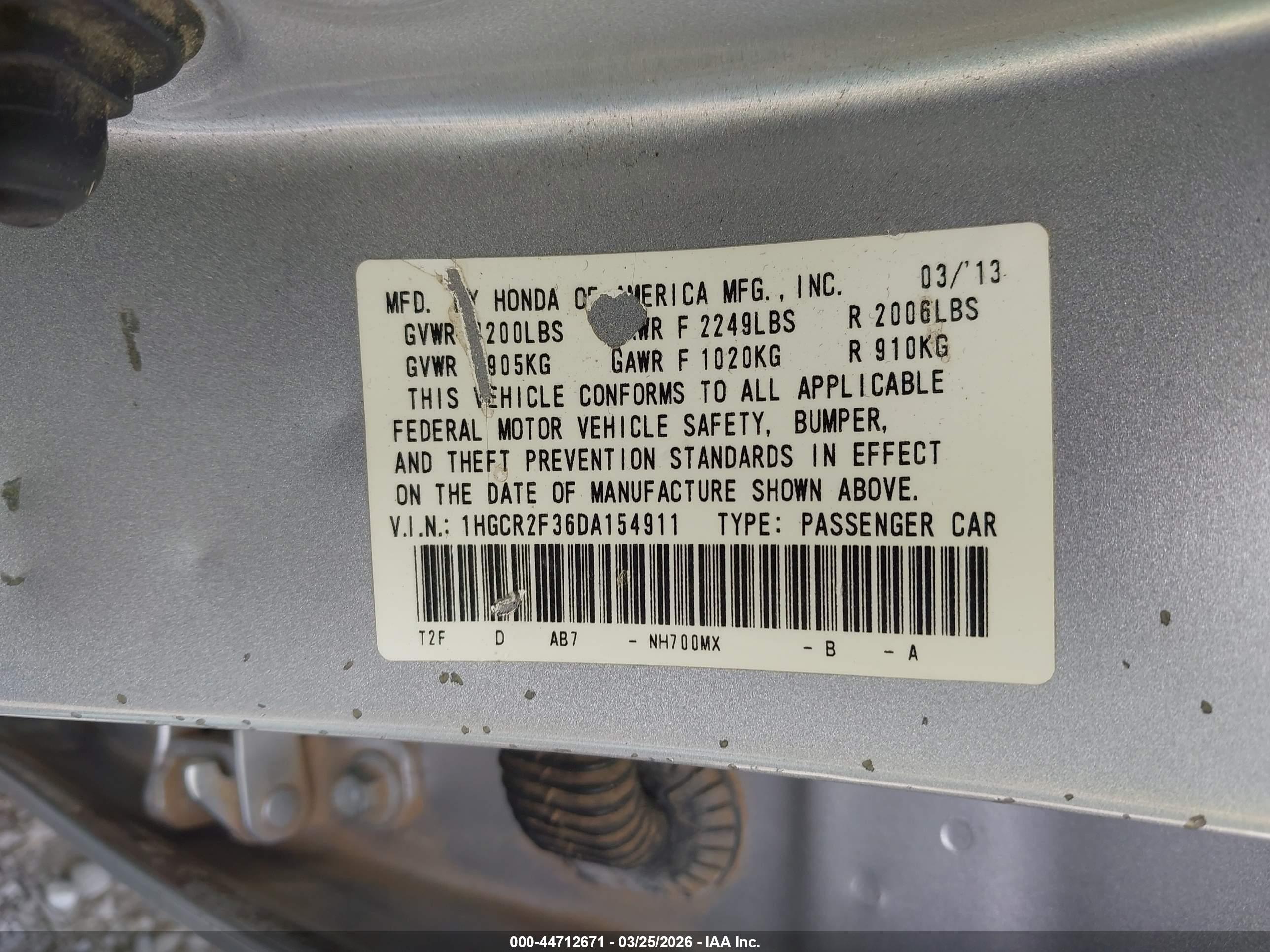 HONDA ACCORD image 9