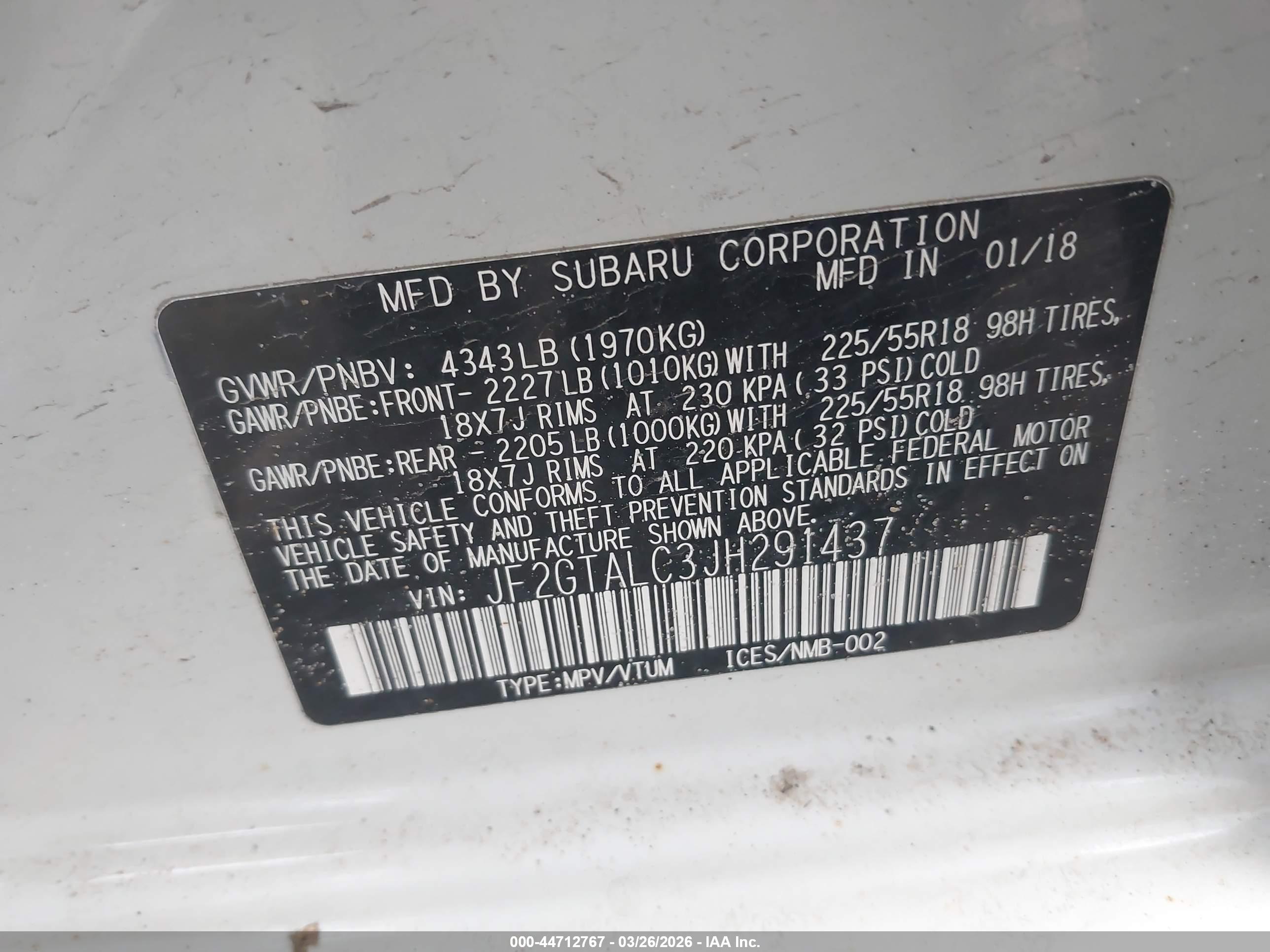 SUBARU CROSSTREK image 9