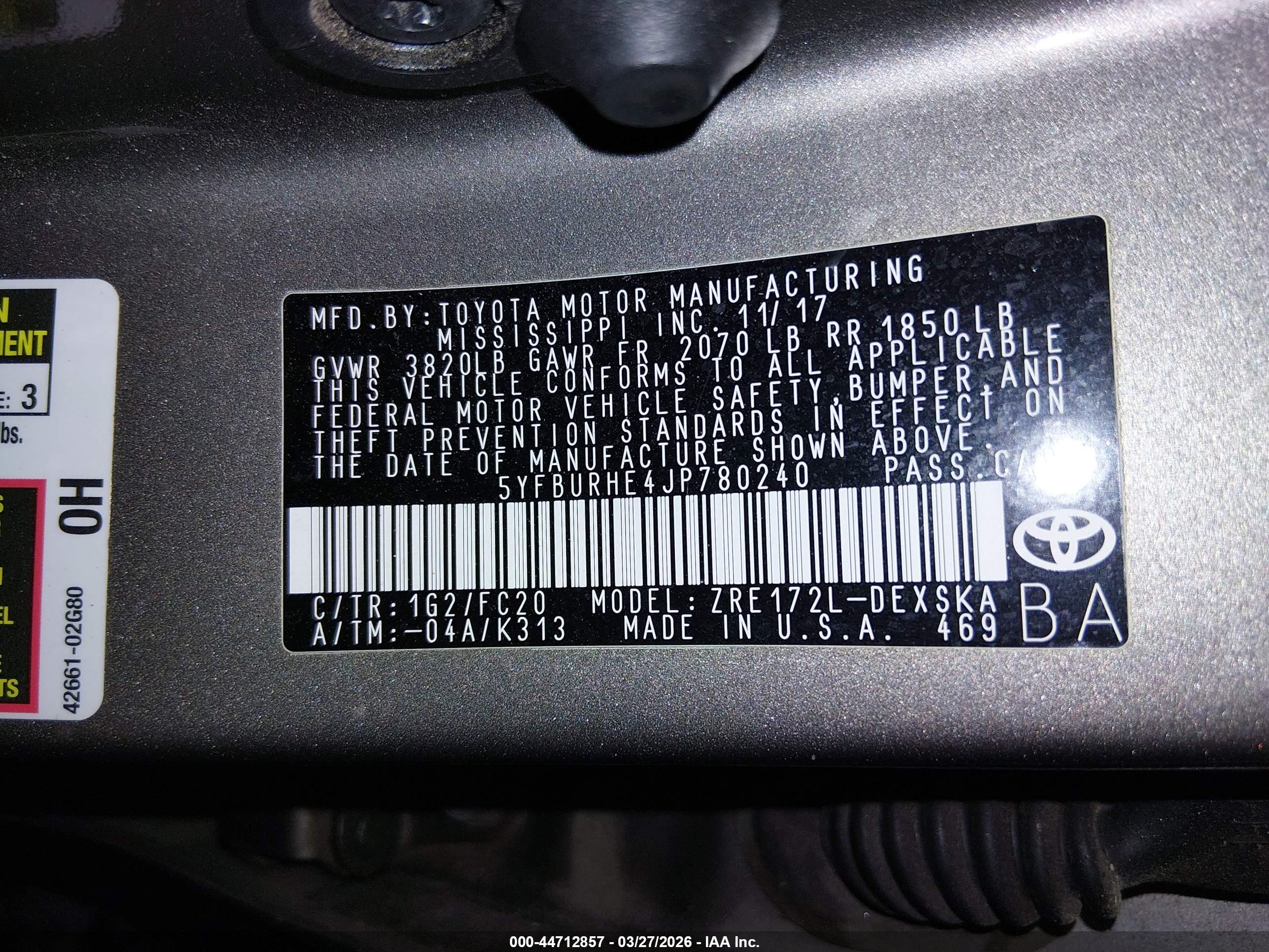 TOYOTA COROLLA image 9