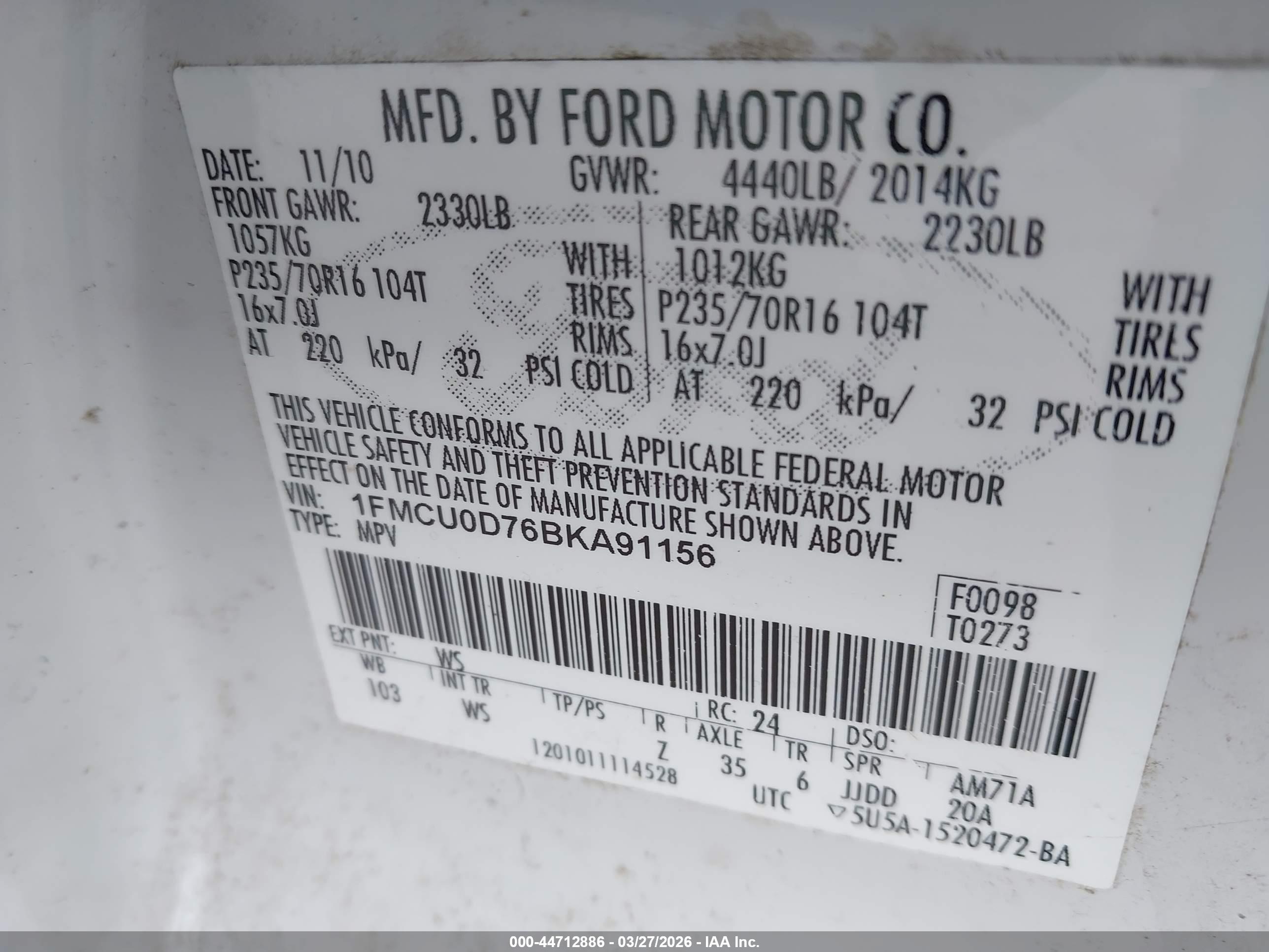 FORD ESCAPE image 9